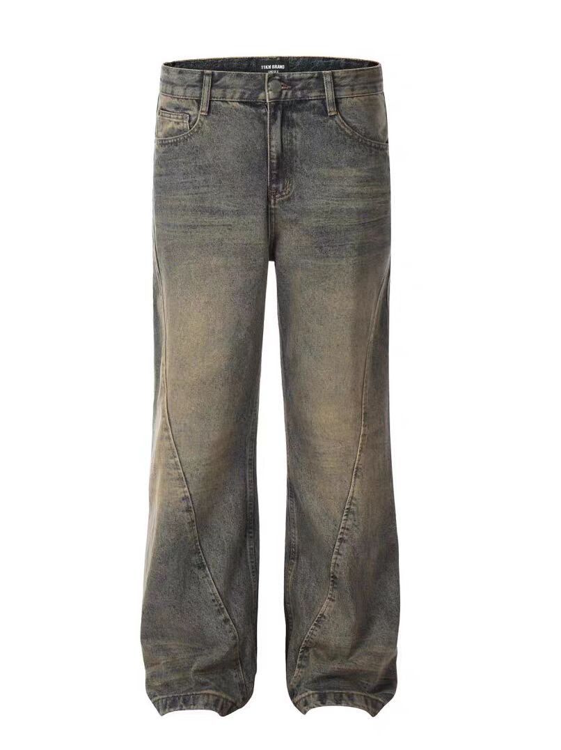 Japanese Brand × Jean High Street Straight Leg Micro Flare Jeans Size US 34 / EU 50 - 5 Thumbnail