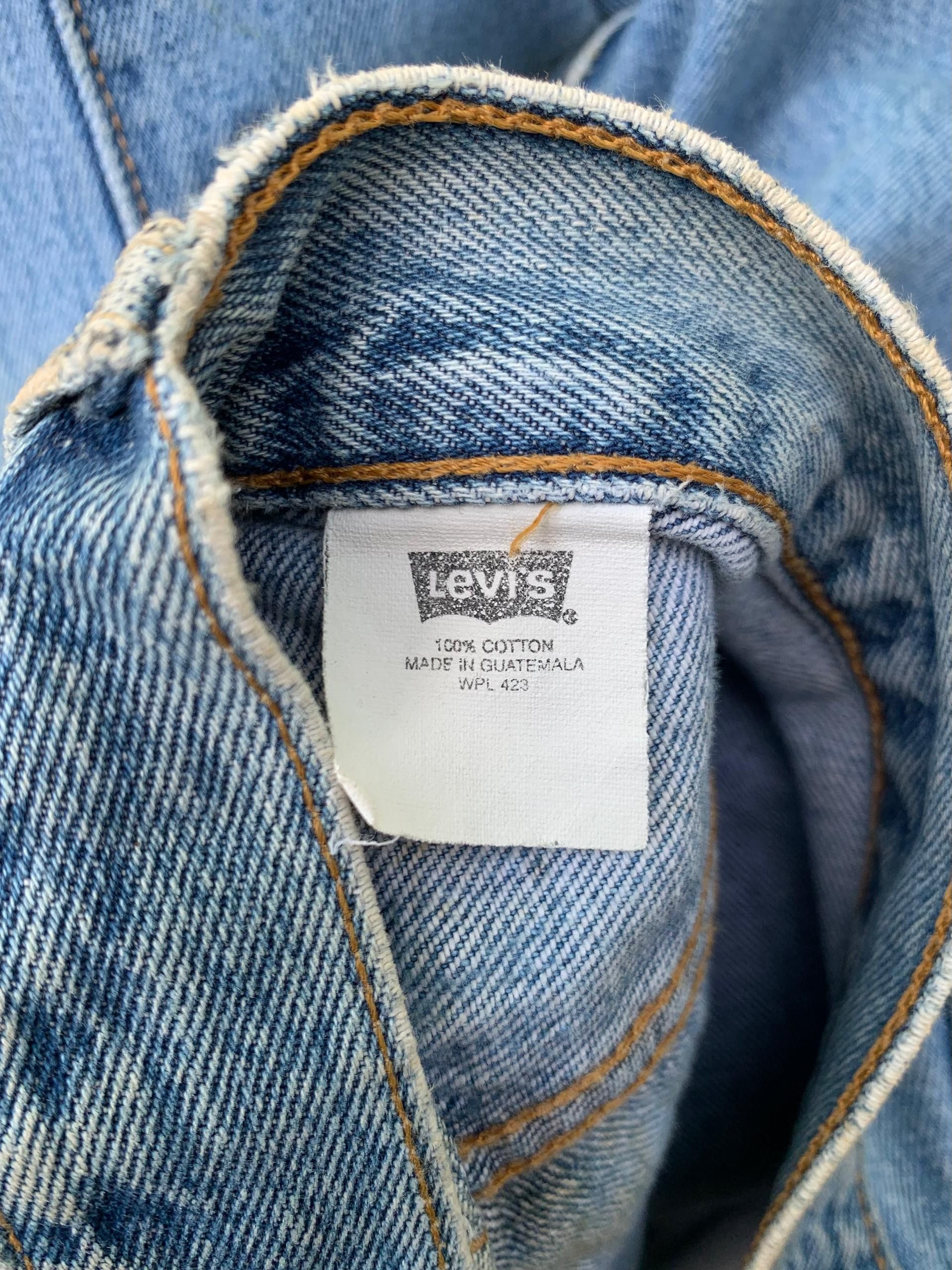 Levi's × Levi's Vintage Clothing × Vintage Rare Vintage Levis 501 Jeans X Geronimo Apache Denim Size US 36 / EU 52 - 8 Thumbnail