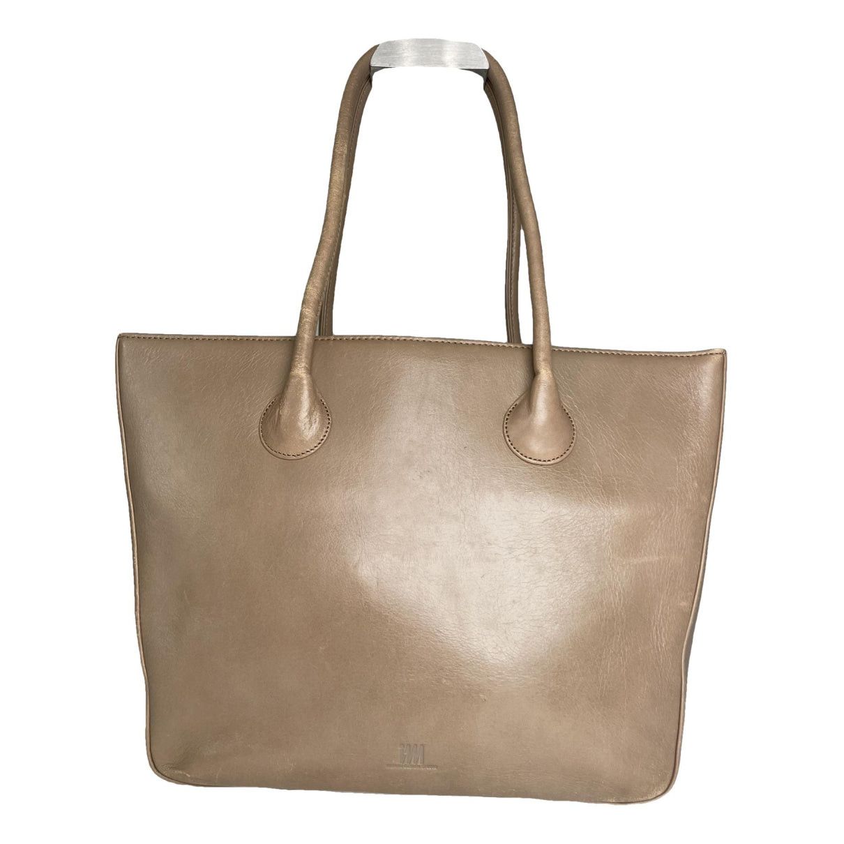Issey Miyake Beige Leather Handbag Size ONE SIZE - 1 Thumbnail