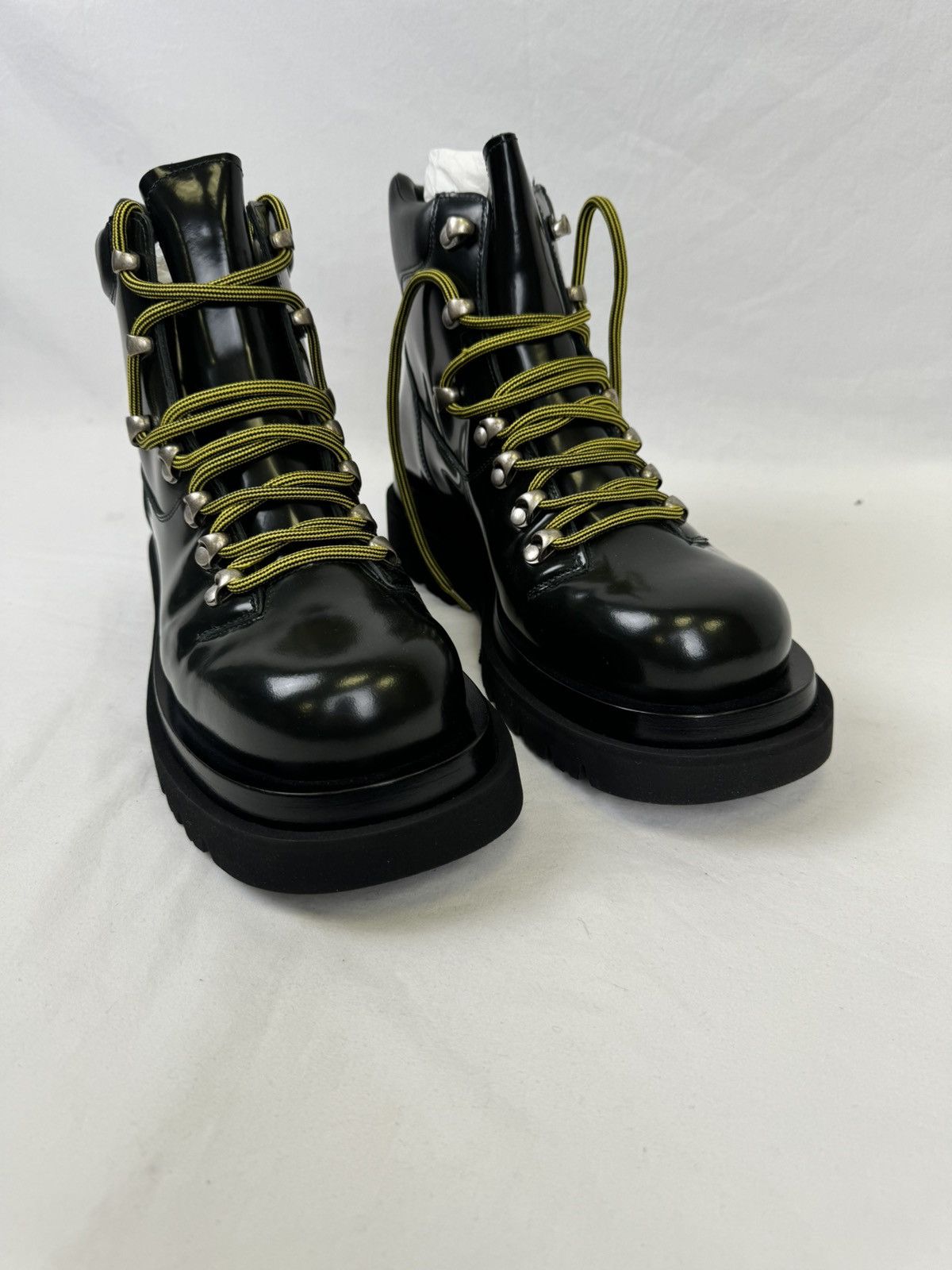 Bottega Veneta o1n1vont1224 Lug Hiking Ankle Boots in Dark Green Size US 10.5 / EU 43-44 - 9 Thumbnail