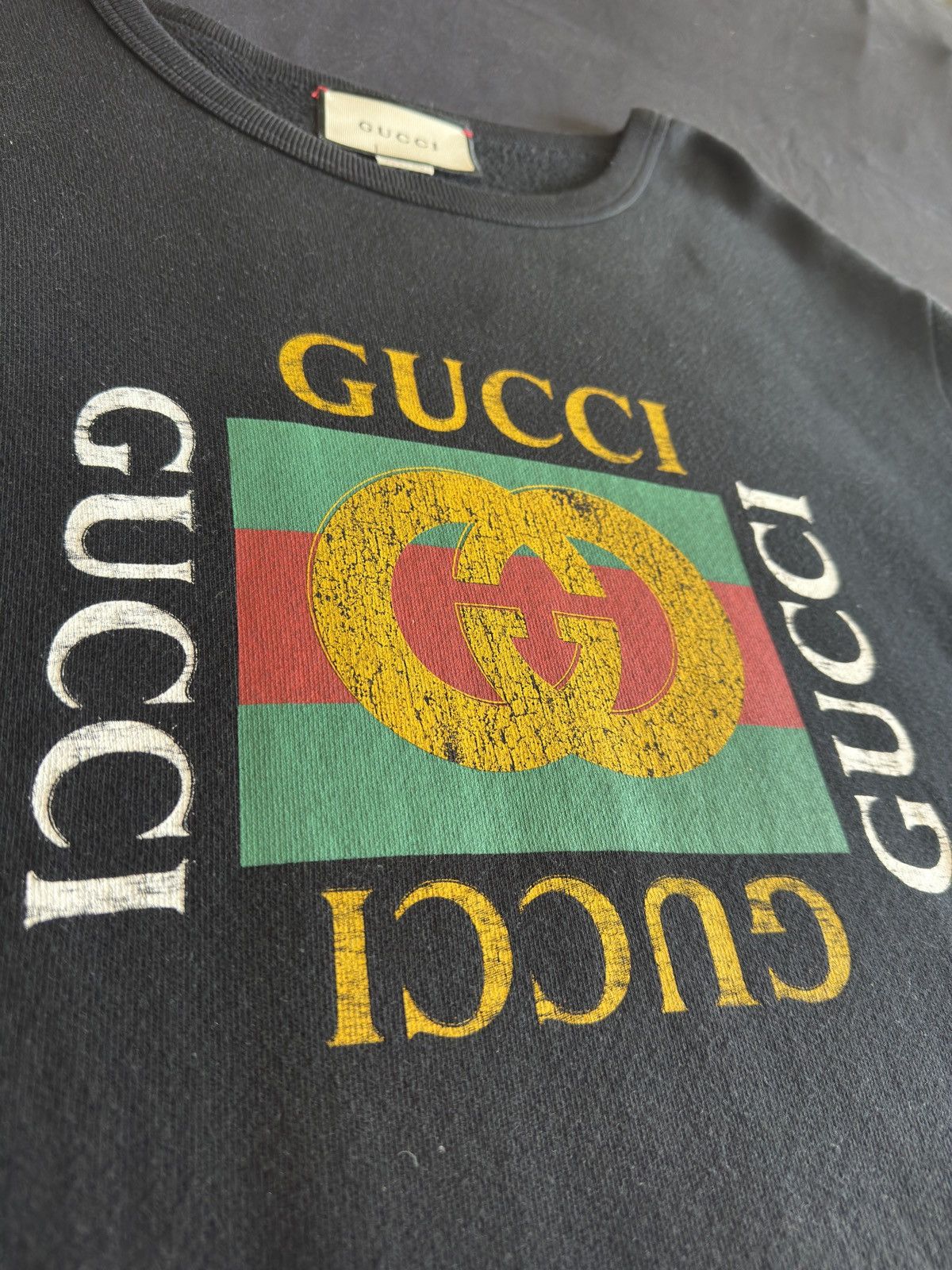 Gucci Gucci Logo Sweatshirt Size US L / EU 52-54 / 3 - 1 Thumbnail