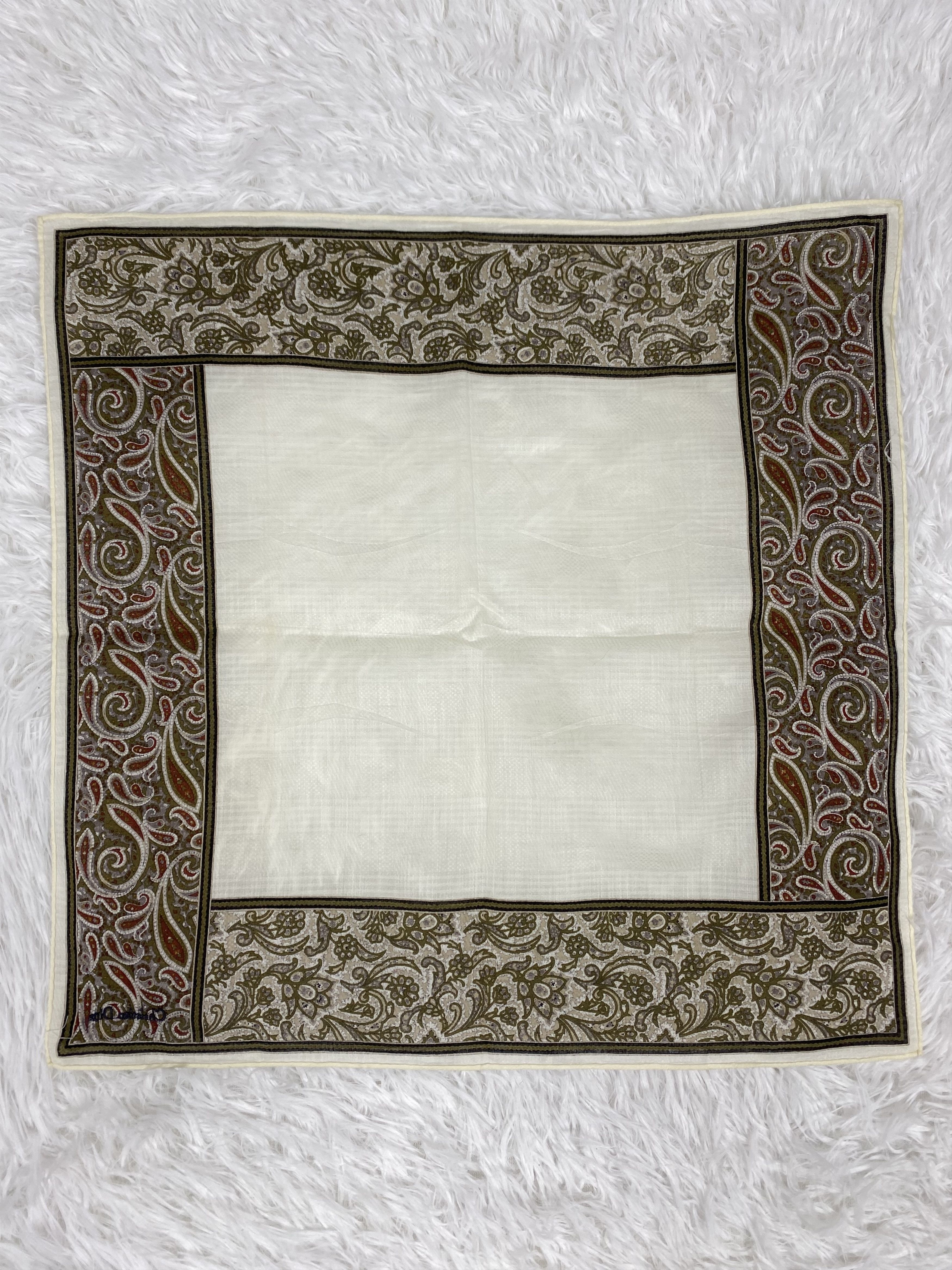 Vintage Vintage Christian Dior Handkerchief Neckerchief PH0520 Size ONE SIZE - 4 Thumbnail