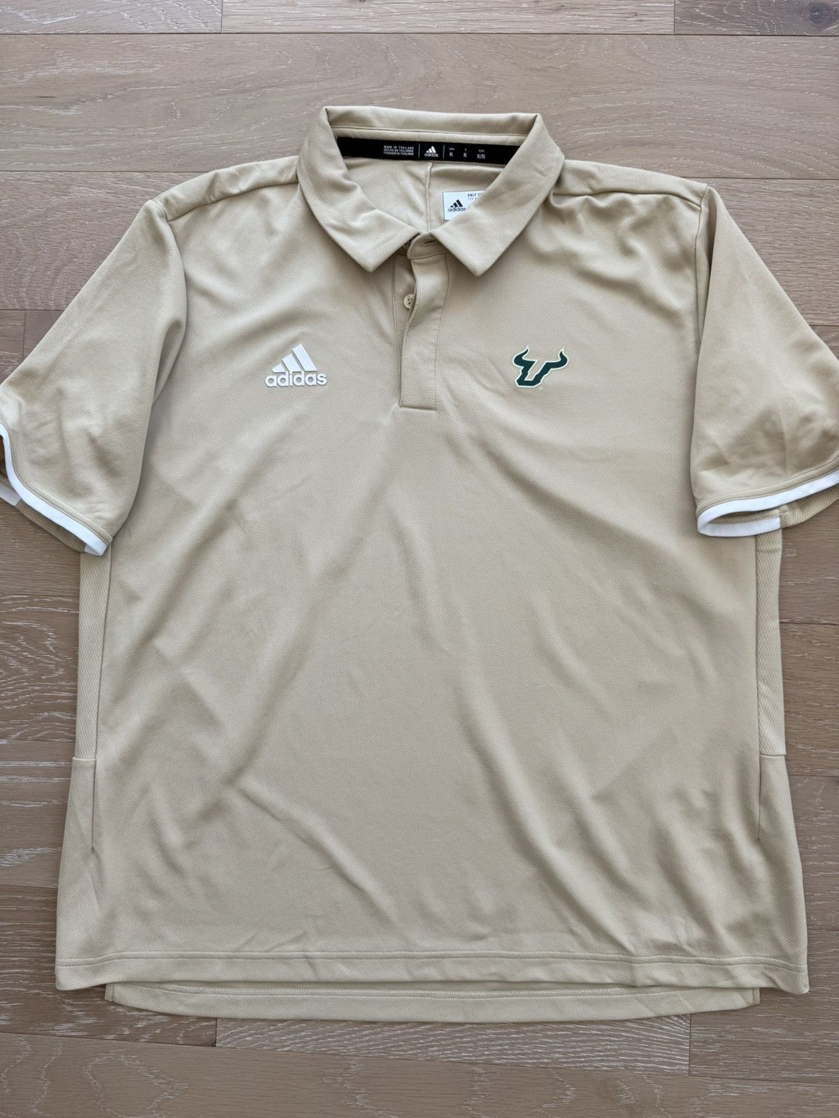 Adidas University of South Florida Bulls Lightweight Sport Polo Size US XL / EU 56 / 4 - 1 Thumbnail