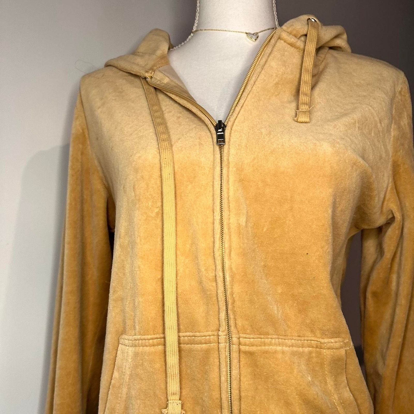 & Other Stories Velor Jacket Size Medium Y2k Size XS / US 0-2 / IT 36-38 - 1 Thumbnail