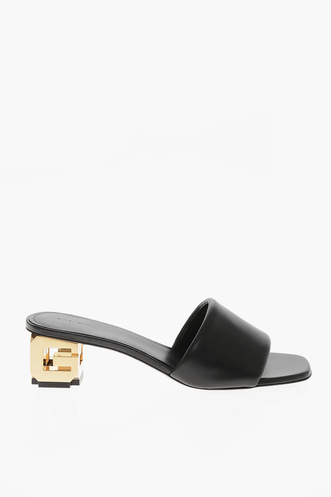 Givenchy og1mm0326 Leather Open Toe Mules in Black Size US 8 / IT 38 - 1 Thumbnail