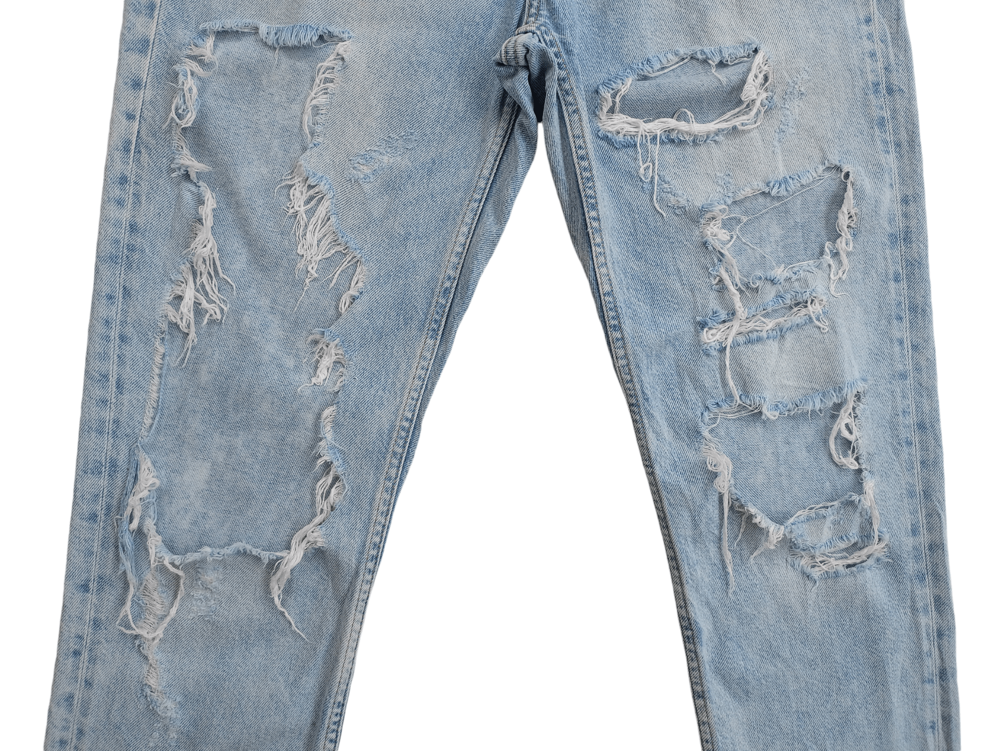 H&M & DENIM by H&M Boyfriend Distressed Streetwear Size 28" / US 6 / IT 42 - 7 Thumbnail