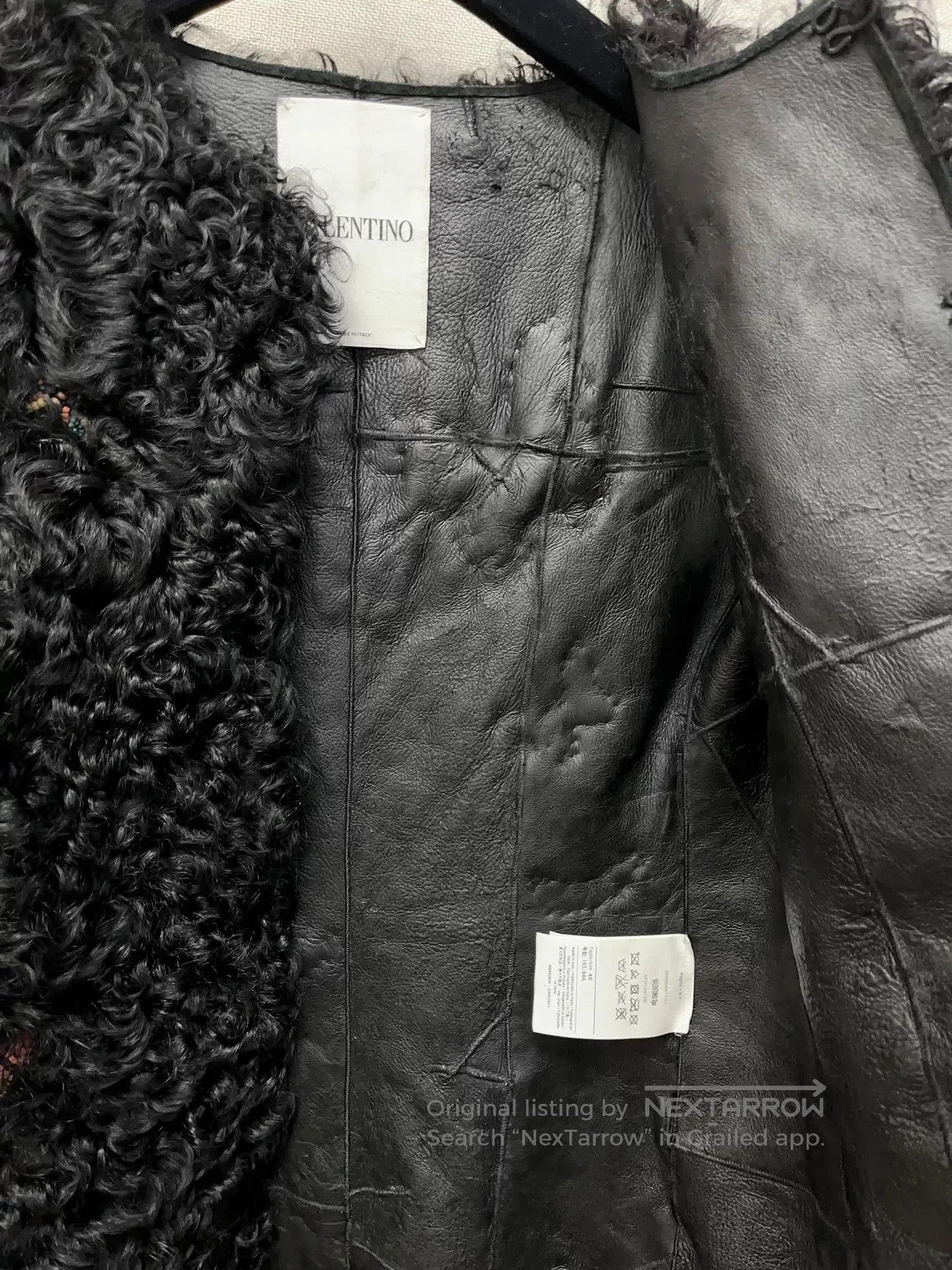 Valentino Valentino Shearling Embellished Vest. Size US L / EU 52-54 / 3 - 3 Thumbnail