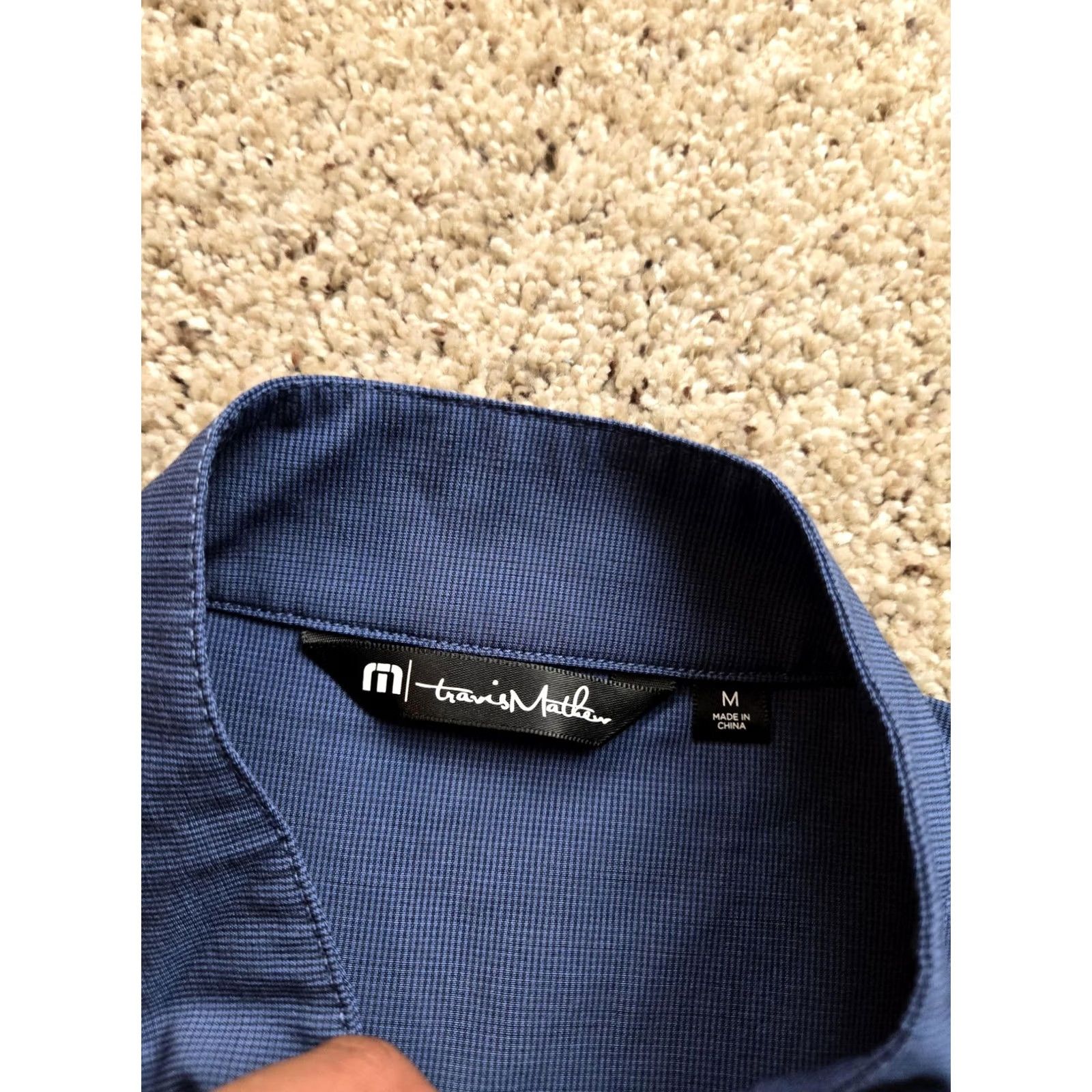 TravisMathew Travis Mathew Jacket Mens M Blue Full Zip Windbreaker Golf Stretch Size US M / EU 48-50 / 2 - 6 Thumbnail