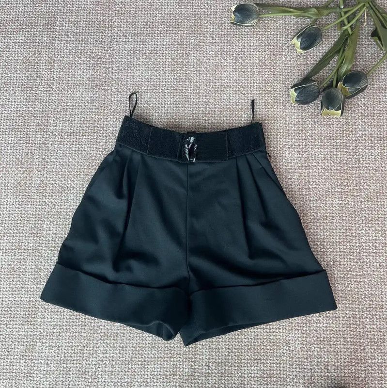 Miu Miu Miu Miu Black Casual Shorts for Women 0089 Size 23" - 1 Thumbnail