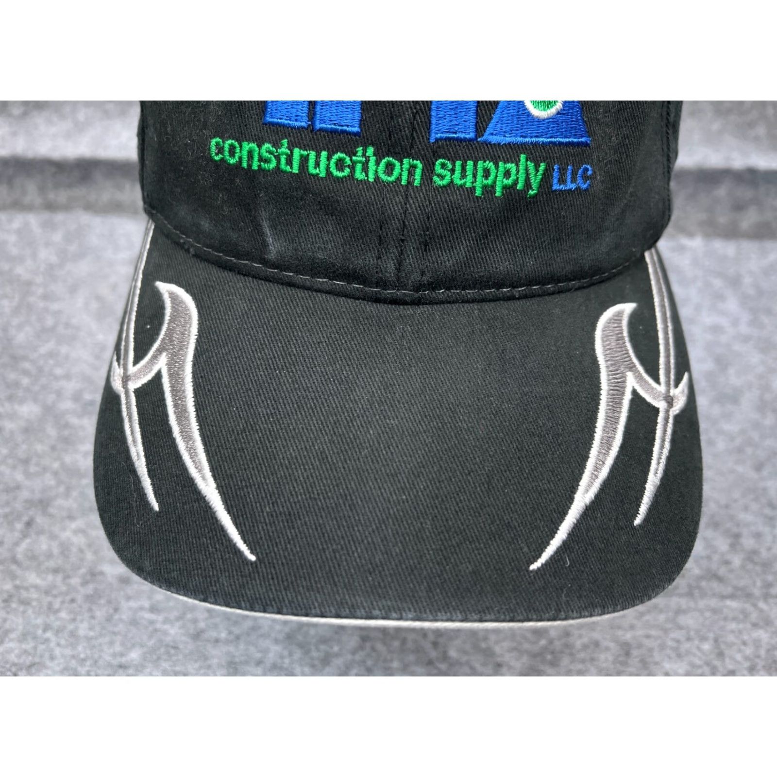 Port Authority TM Construction Supply LLC Hat Cap Strap Back One Size Adult Black 100% Cotton Size ONE SIZE - 3 Thumbnail