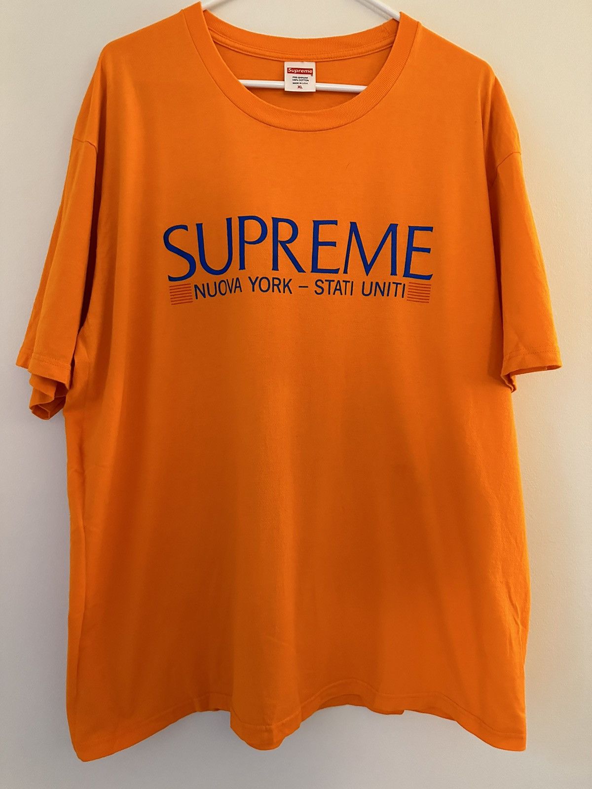 Supreme Supreme Nuova York Tee Size US XL / EU 56 / 4 - 1 Thumbnail