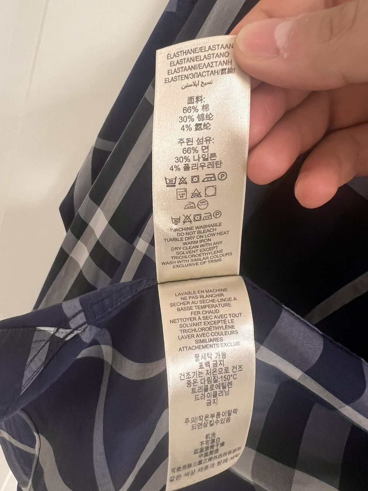 Burberry Long Sleeve Burberry Shirt Size US L / EU 52-54 / 3 - 13 Thumbnail