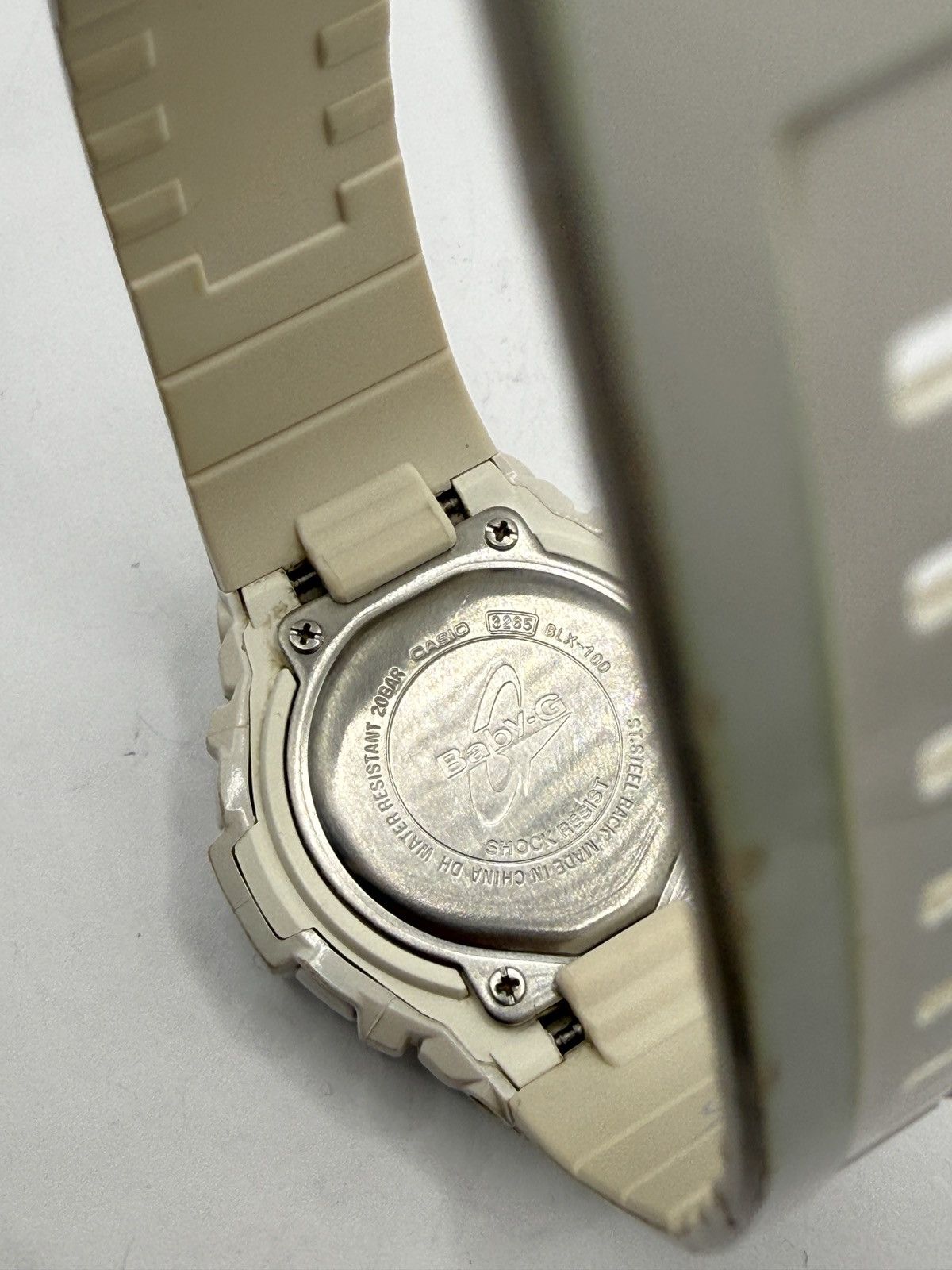 G Shock Vintage Casio Baby-G Tide Graph Y2K Digital Watch / Cream Size ONE SIZE - 8 Thumbnail