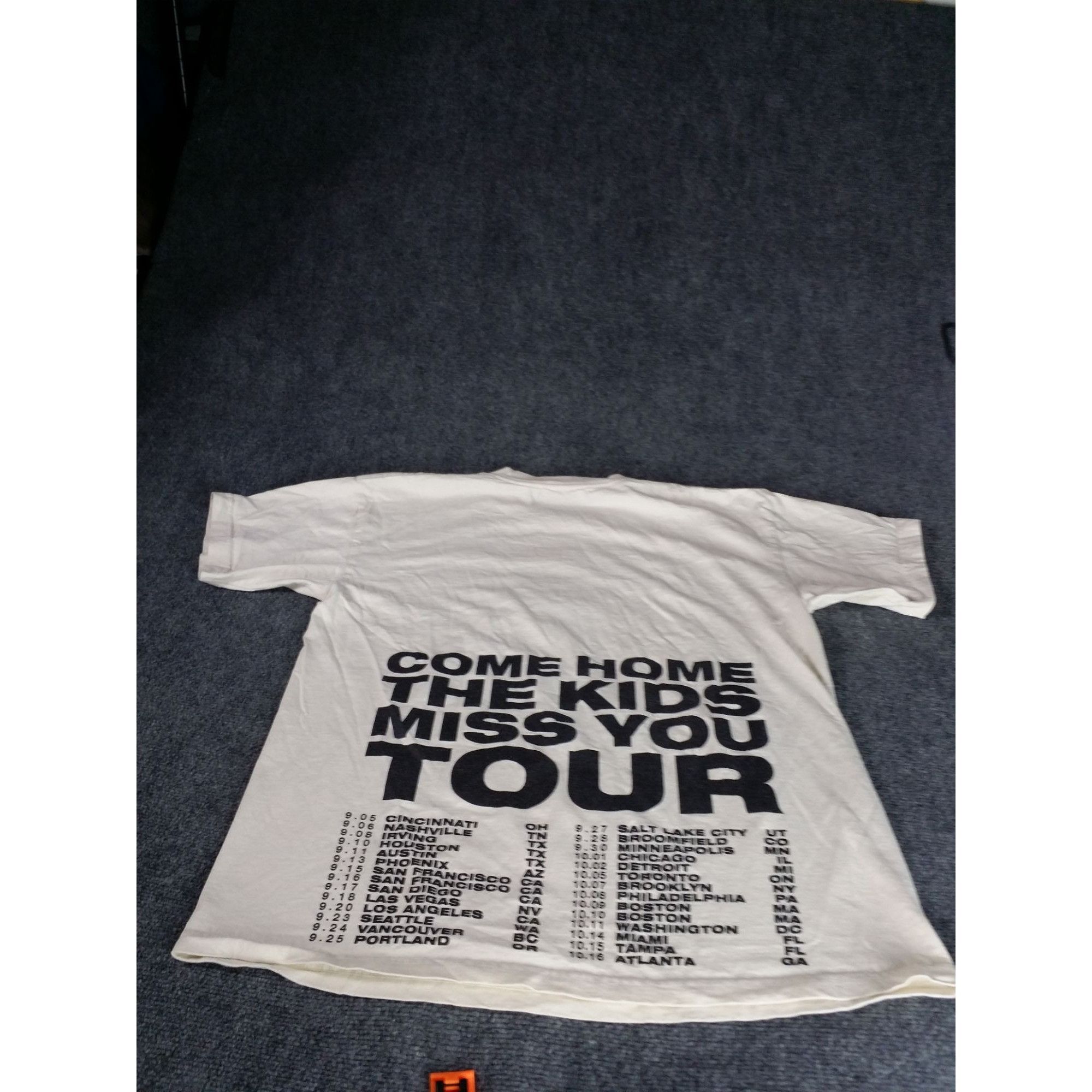 Band Tees Jack Harlow Come Home Tour Concert T-Shirt Mens Sz L Cream H Size US L / EU 52-54 / 3 - 7 Thumbnail