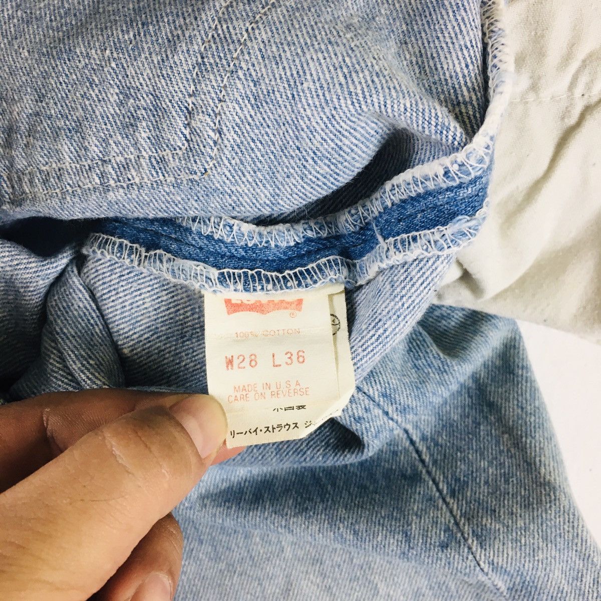 Levi's Vintage Clothing Vintage Levi’s 501 XX Straight Cut Made in USA Size US 27 - 12 Thumbnail