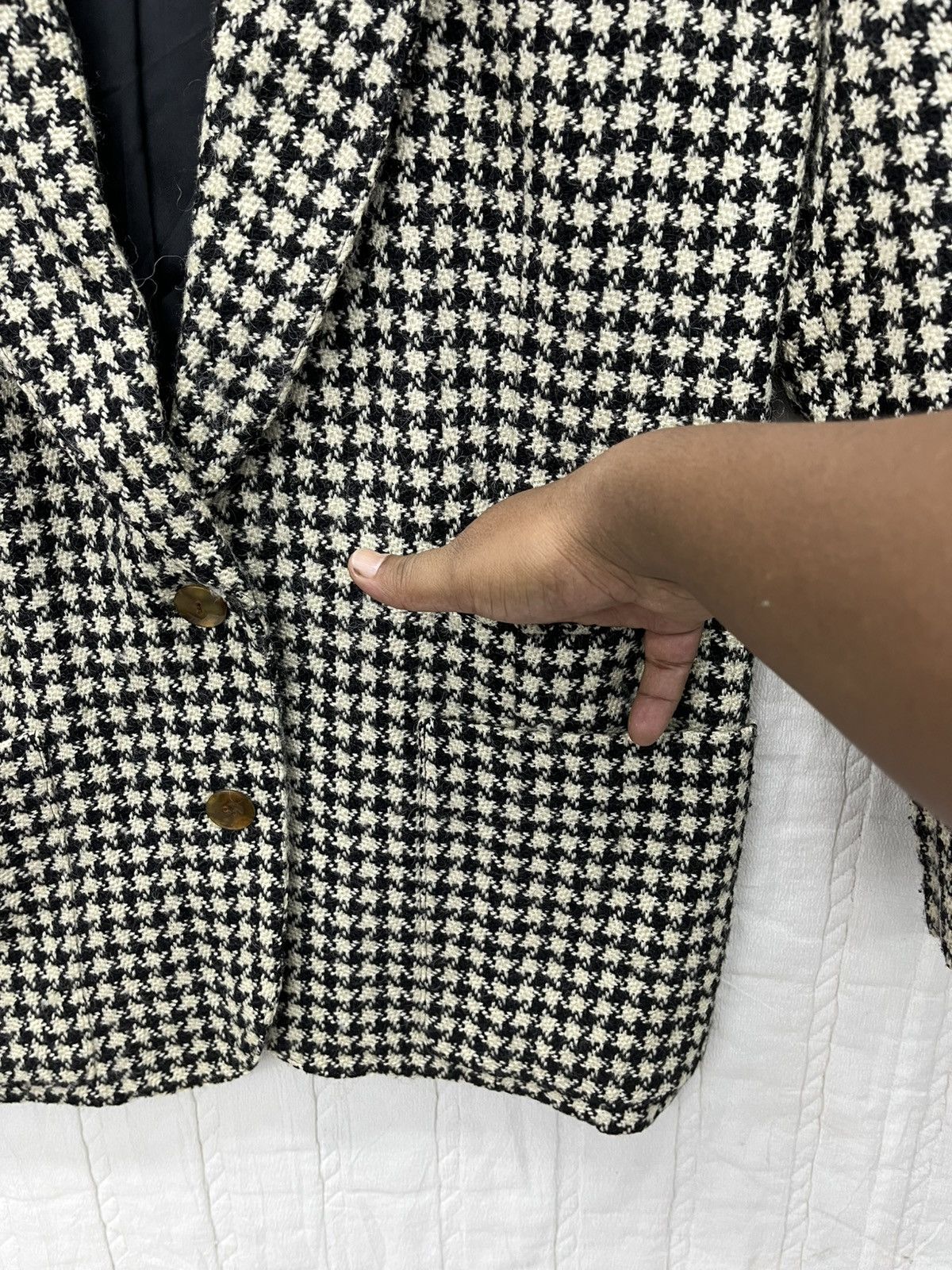 Jean Paul Gaultier ARCHIVE🔥VTG JEAN PAUL GAULTIER WOOL HERRINGBONE JACKET Size US L / EU 52-54 / 3 - 9 Thumbnail