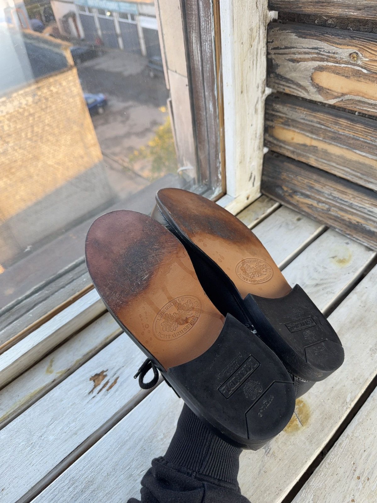 Vintage Luxury Meindl Traditional Haferlschuh Leather Shoes UK 9 Size US 9 / EU 42 - 6 Thumbnail