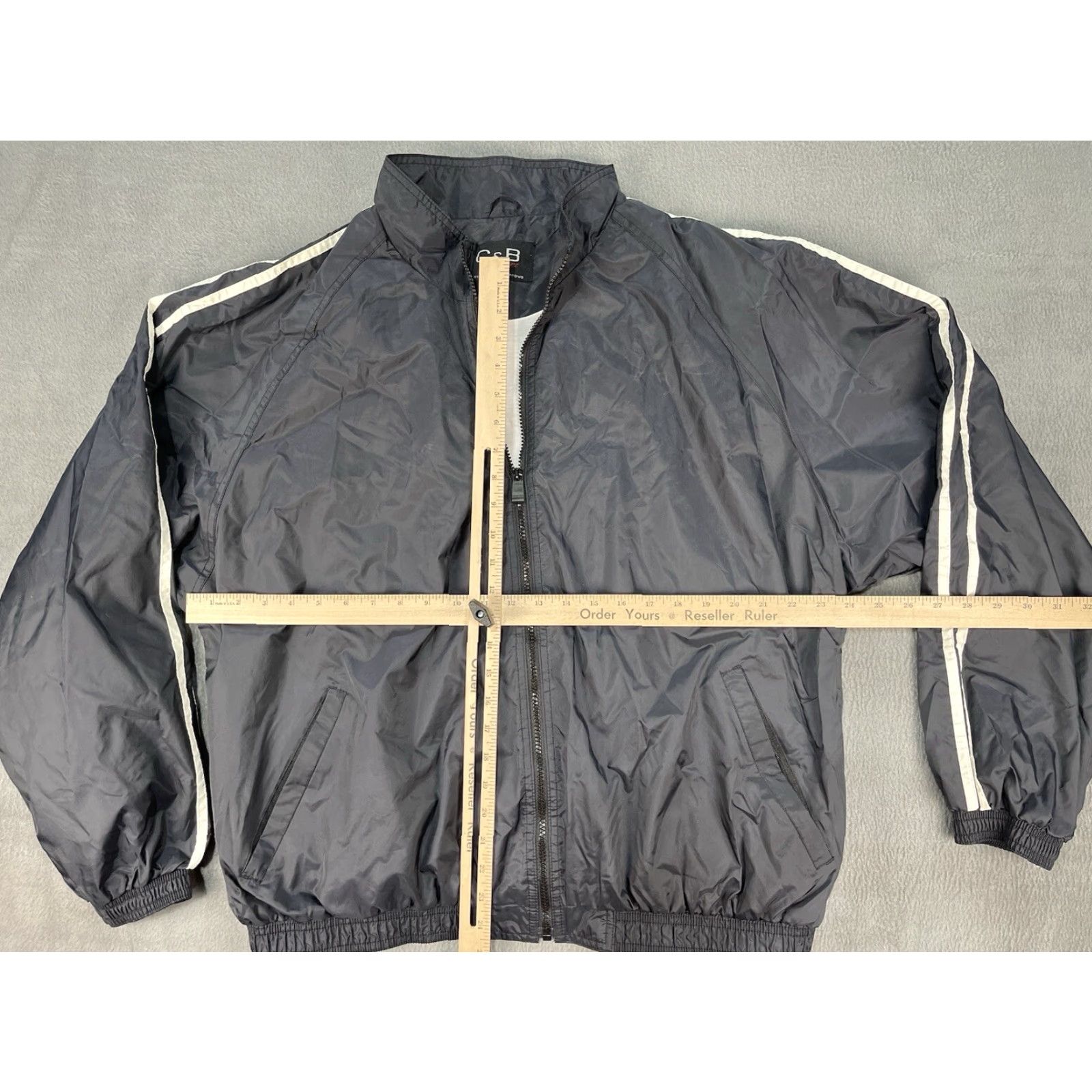Croft & Barrow VINTAGE Croft & Barrow Windbreaker Jacket Black Zip Up Hooded L Unisex Adults Size L / US 10 / IT 46 - 7 Thumbnail
