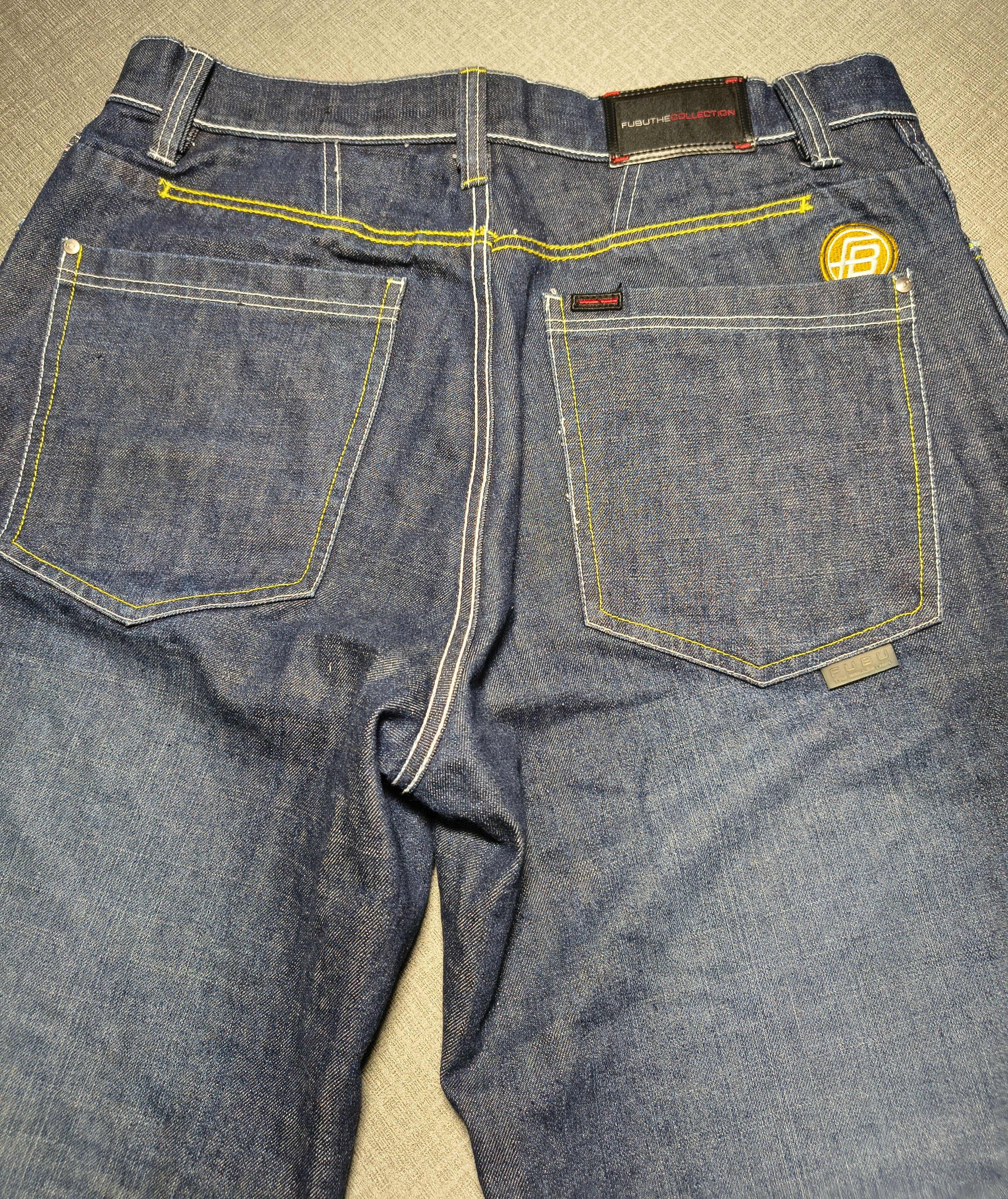 Fubu Vintage FUBU The Collection Baggy Jeans Y2K Big Logo W36 Size US 36 / EU 52 - 3 Thumbnail