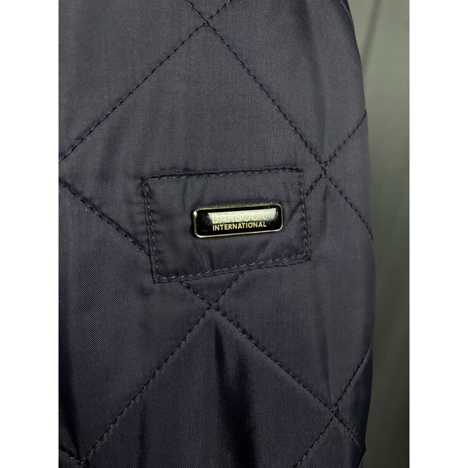 Barbour Barbour International Ariel Polarquilt Mens' Blue Quilted In Size US S / EU 44-46 / 1 - 10 Thumbnail