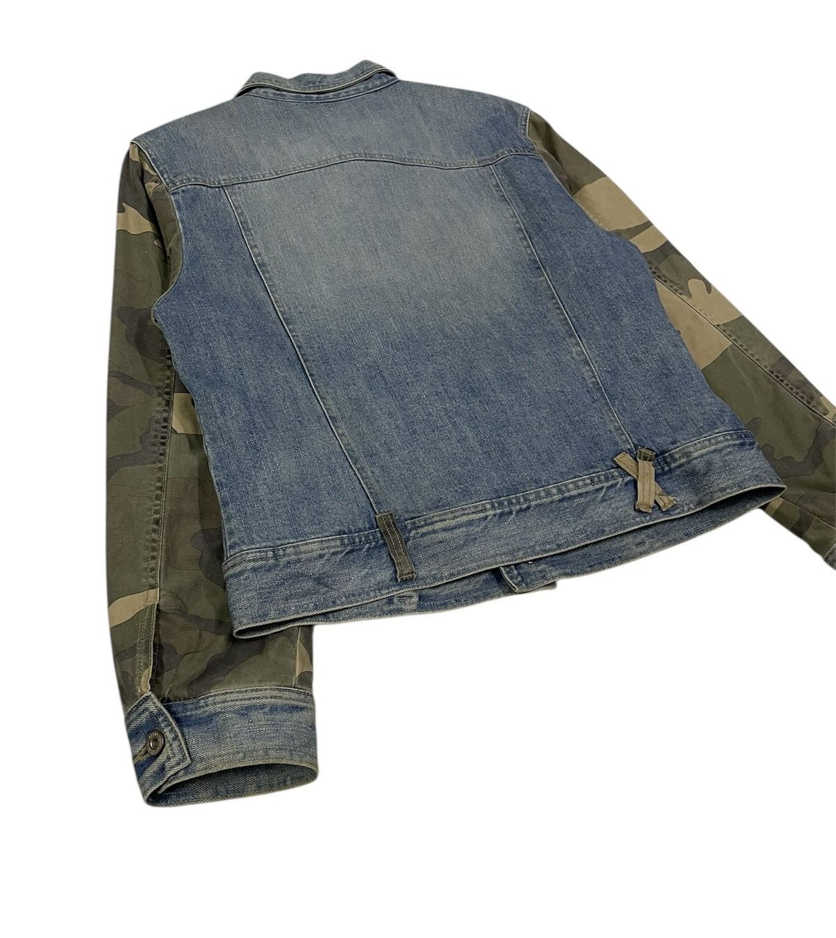 Dolce & Gabbana Y2K Dolce&Gabbana Denim Camo Jacket Size US L / EU 52-54 / 3 - 5 Thumbnail