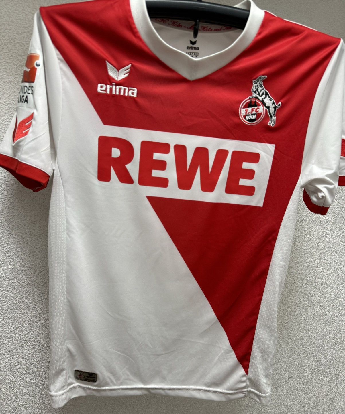 Erima Fc Koln Erima Rewe Bundes Liga soccer jersey M sz patch Size US M / EU 48-50 / 2 - 5 Thumbnail