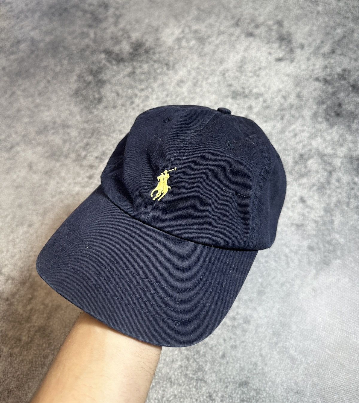 Polo Ralph Lauren × Vintage Vintage Polo Ralph Lauren Navy Cap Streetwear USA 90s logo Size ONE SIZE - 1 Thumbnail