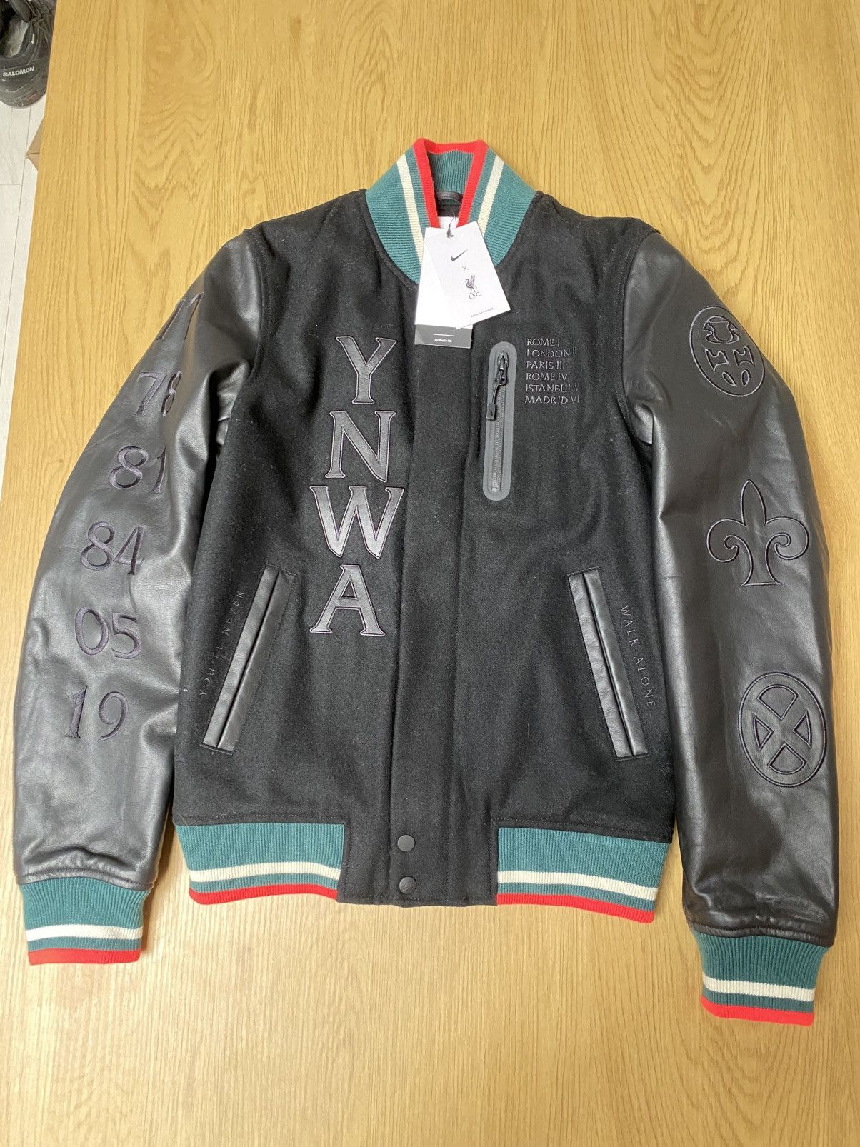 Nike Destroyer Liverpool FC YNWA Y Premium Leather Jacket Size US S / EU 44-46 / 1 - 2 Thumbnail
