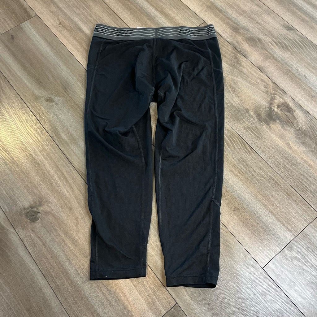 Nike Nike Pro Black Athletic Workout Leggings Men Large Bin E-4 Size US 34 / EU 50 - 4 Thumbnail