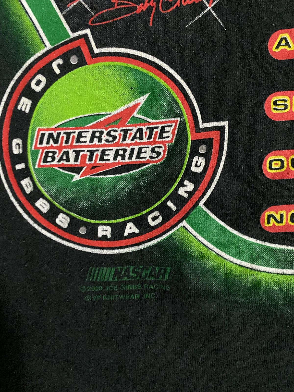 Vintage 2000 Bobby Labonte Racing Tee Size US XL / EU 56 / 4 - 11 Thumbnail