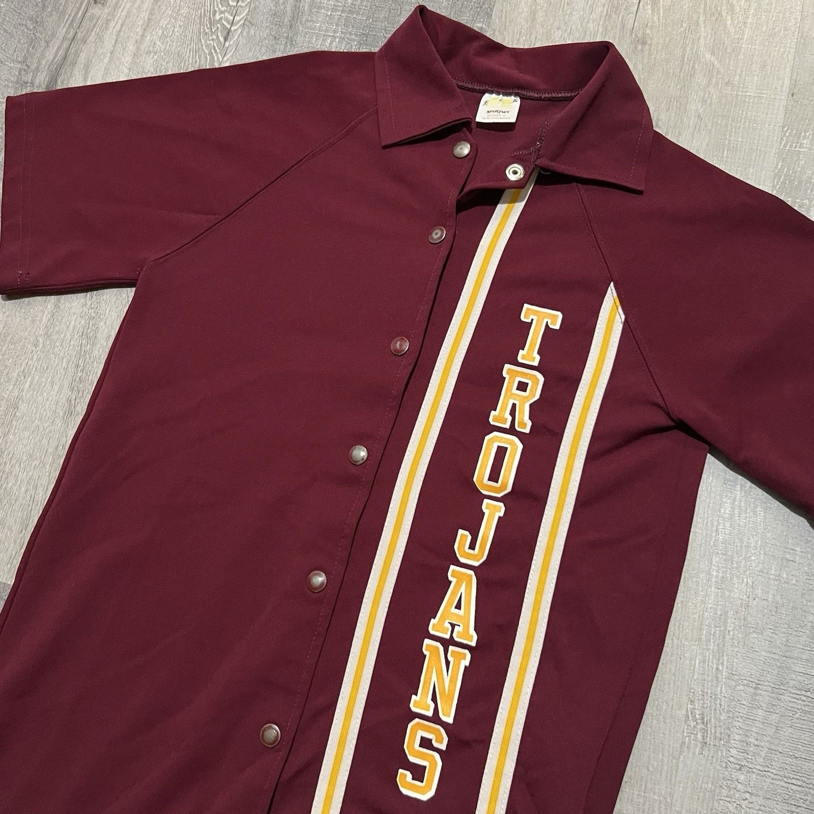 Russell Athletic VTG Stanton County Trojans 70s Russell Athletic Snap Button Size US M / EU 48-50 / 2 - 3 Thumbnail