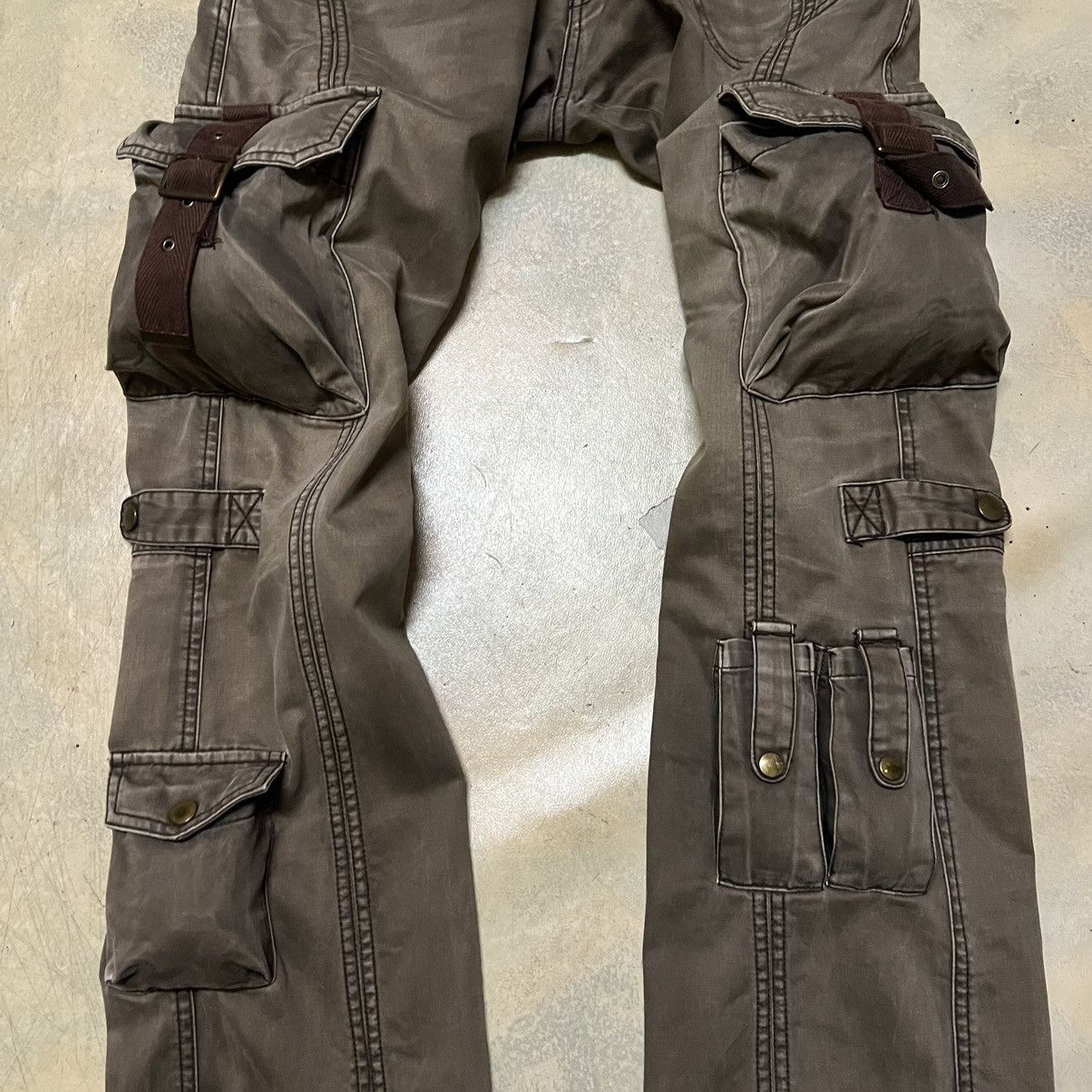 Tete Homme Tete Homme Issey Miyake Multipockets Cargo Pants Size US 29 - 4 Thumbnail