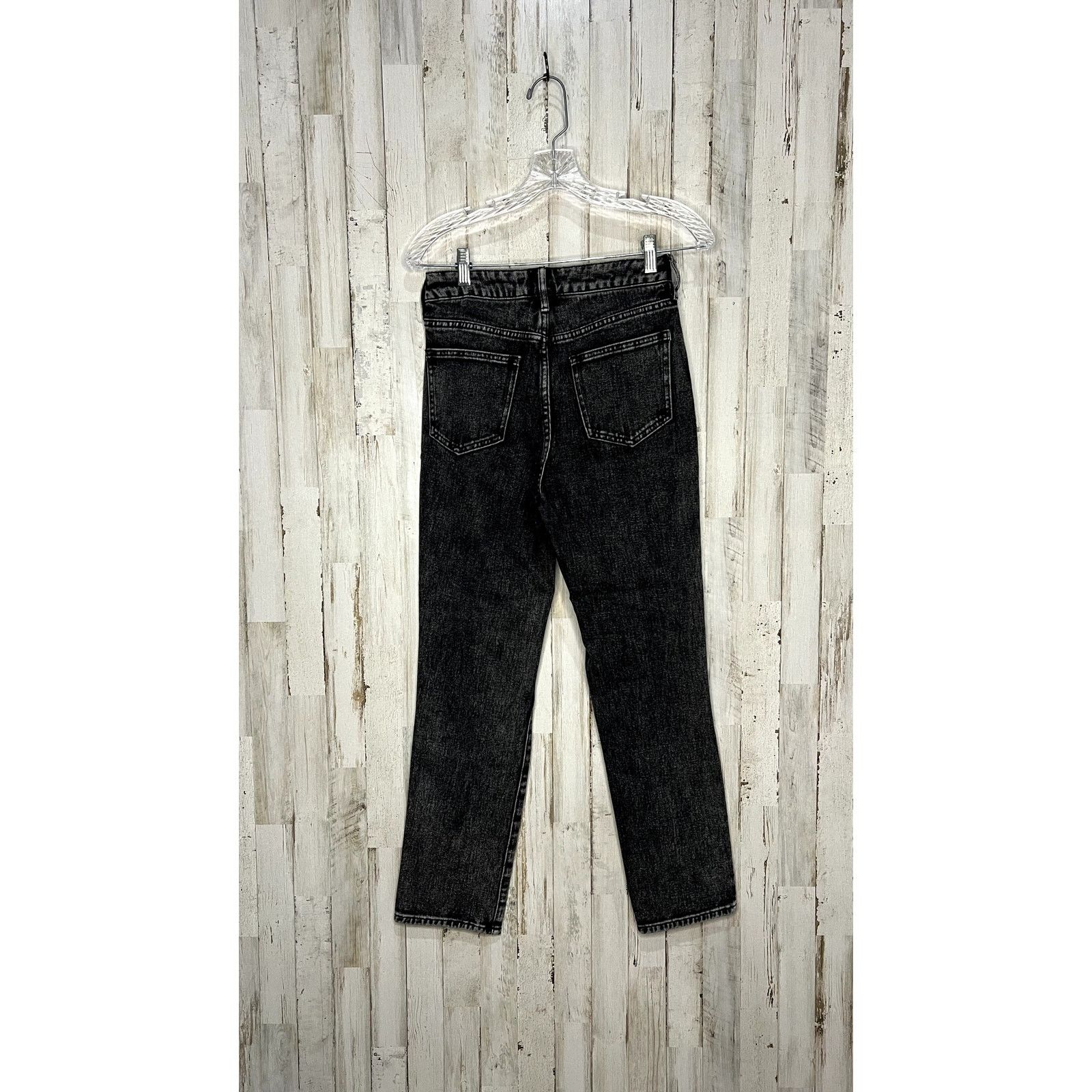 Pacsun Pacsun Women's Black High-Rise Straight-Leg Mom Jeans Size 25" / US 0 / IT 36 - 3 Thumbnail