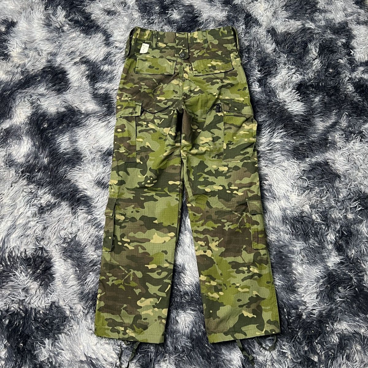 Other Army Camouflage Tactical MultiPocket Double Knee Cargo Pants Size US 28 / EU 44 - 2 Thumbnail