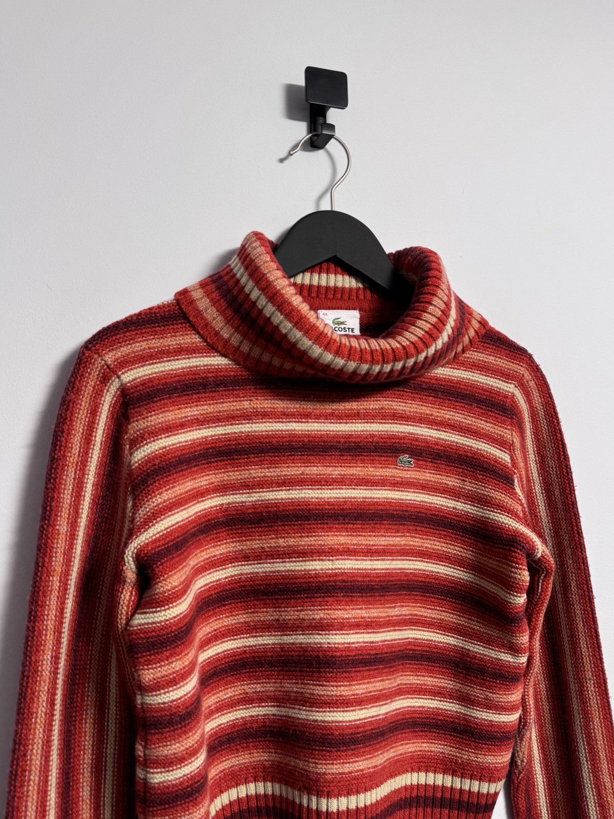 Lacoste Lacoste Vintage Y2K style Knitted Sweater Golf Size L / US 10 / IT 46 - 2 Thumbnail