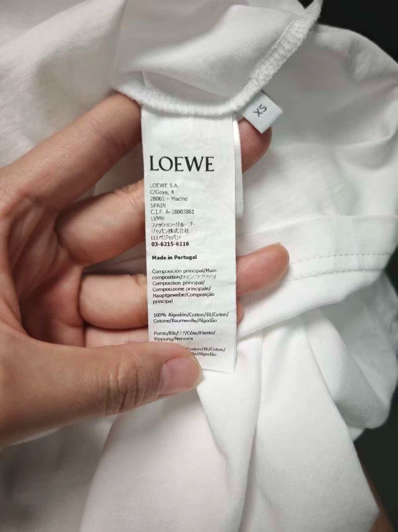 Loewe LOEWE White bubble short sleeve T-shirt Size XS / US 0-2 / IT 36-38 - 4 Thumbnail