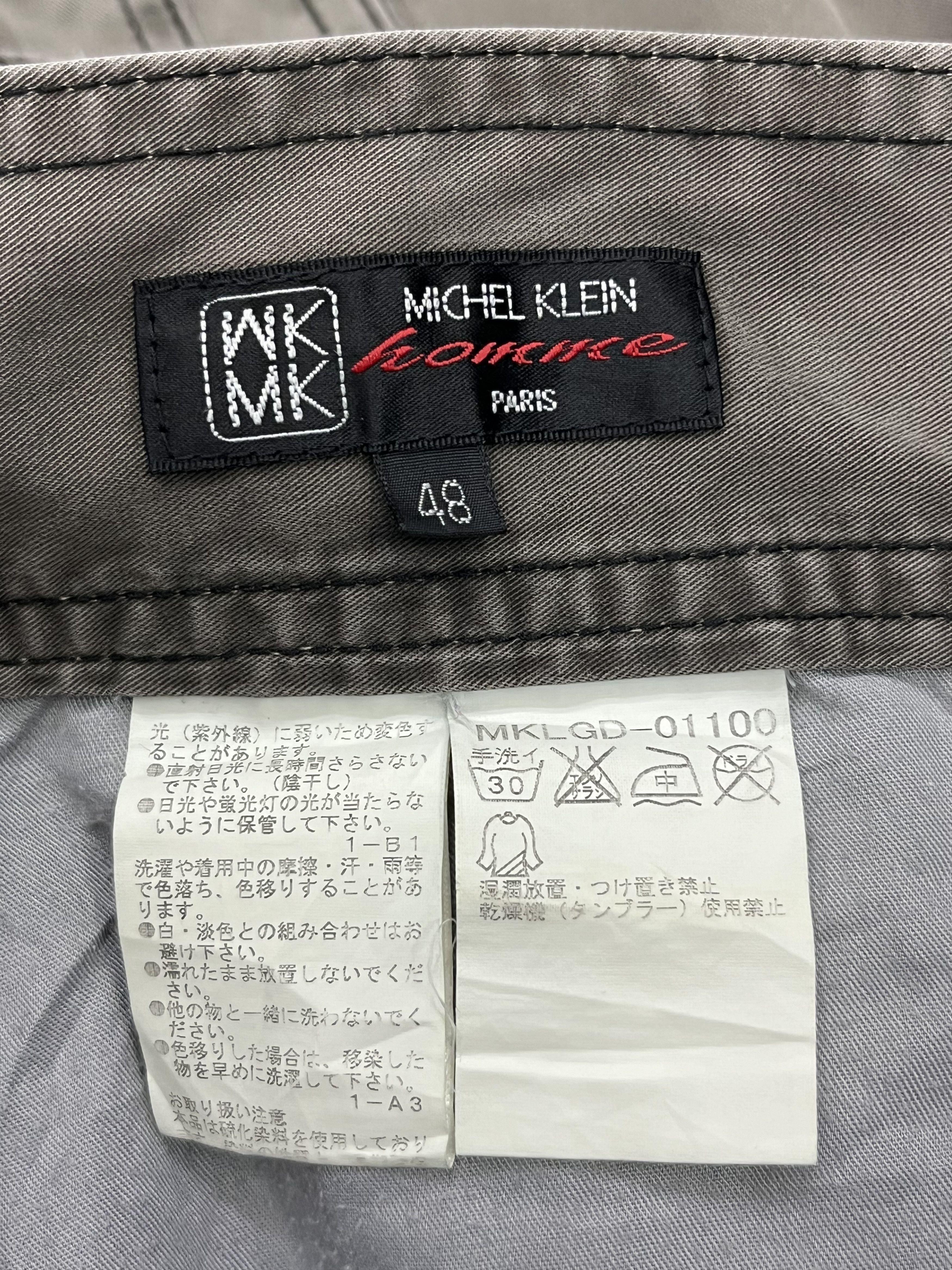 Michel Klein FYE🔥90’s MICHEL KLEIN HOMME Double Knee Bondage Flare Cargo Size US 31 - 11 Thumbnail