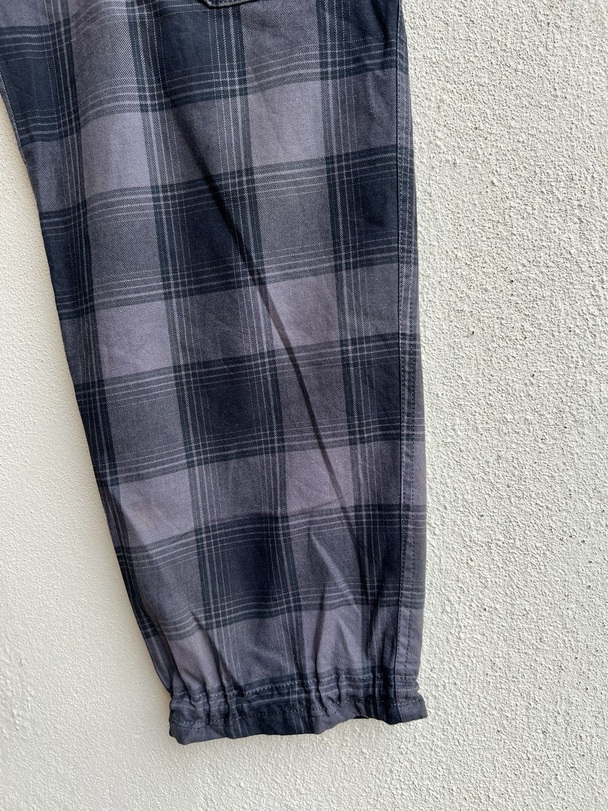 Vintage VTG MILK BOY Japan Check Cargo Trouser Pant Size US 30 / EU 46 - 14 Thumbnail