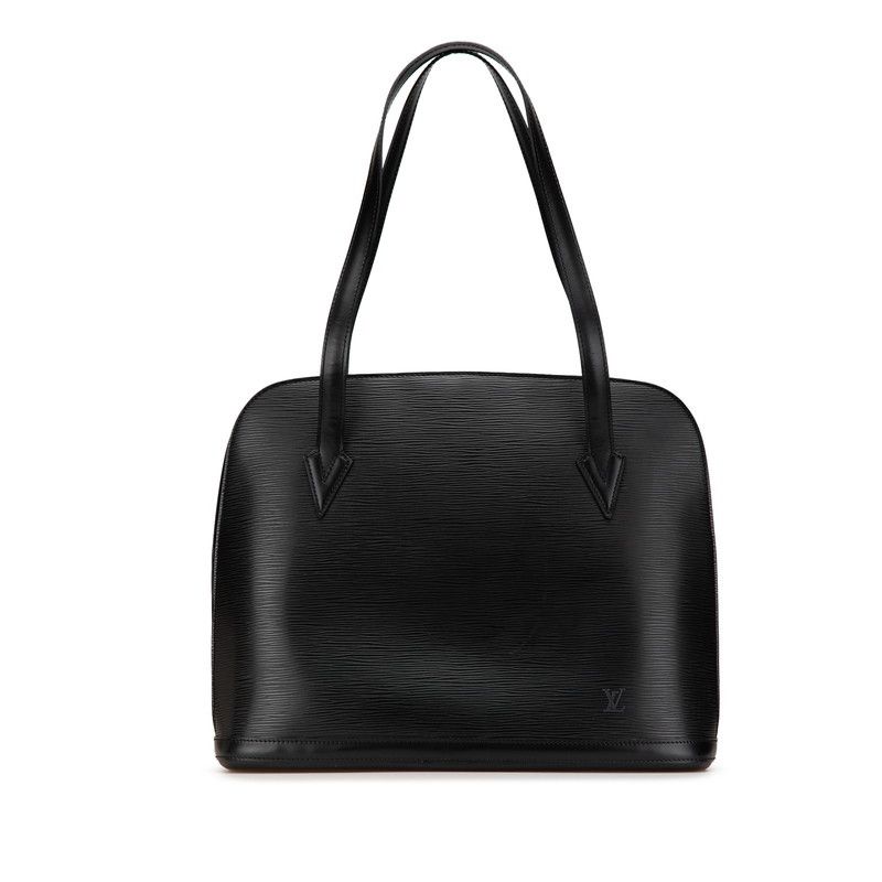Louis Vuitton Louis Vuitton Epi Lussac Shoulder Bag M52282 Leather Tote Bag M52282 in Black, Women's