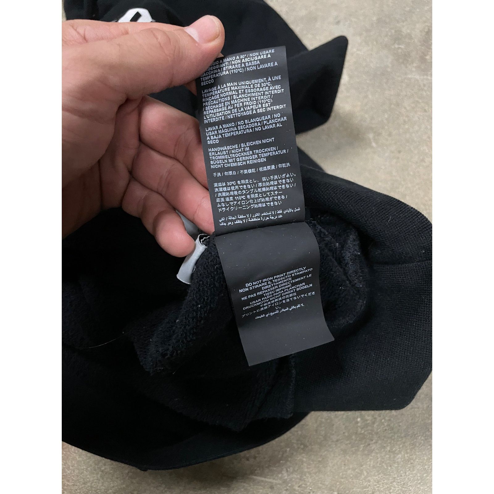 Palm Angels Palm Angels Spray Hoodie Black Blue Used XXS (Fits Small) Size US S / EU 44-46 / 1 - 5 Thumbnail