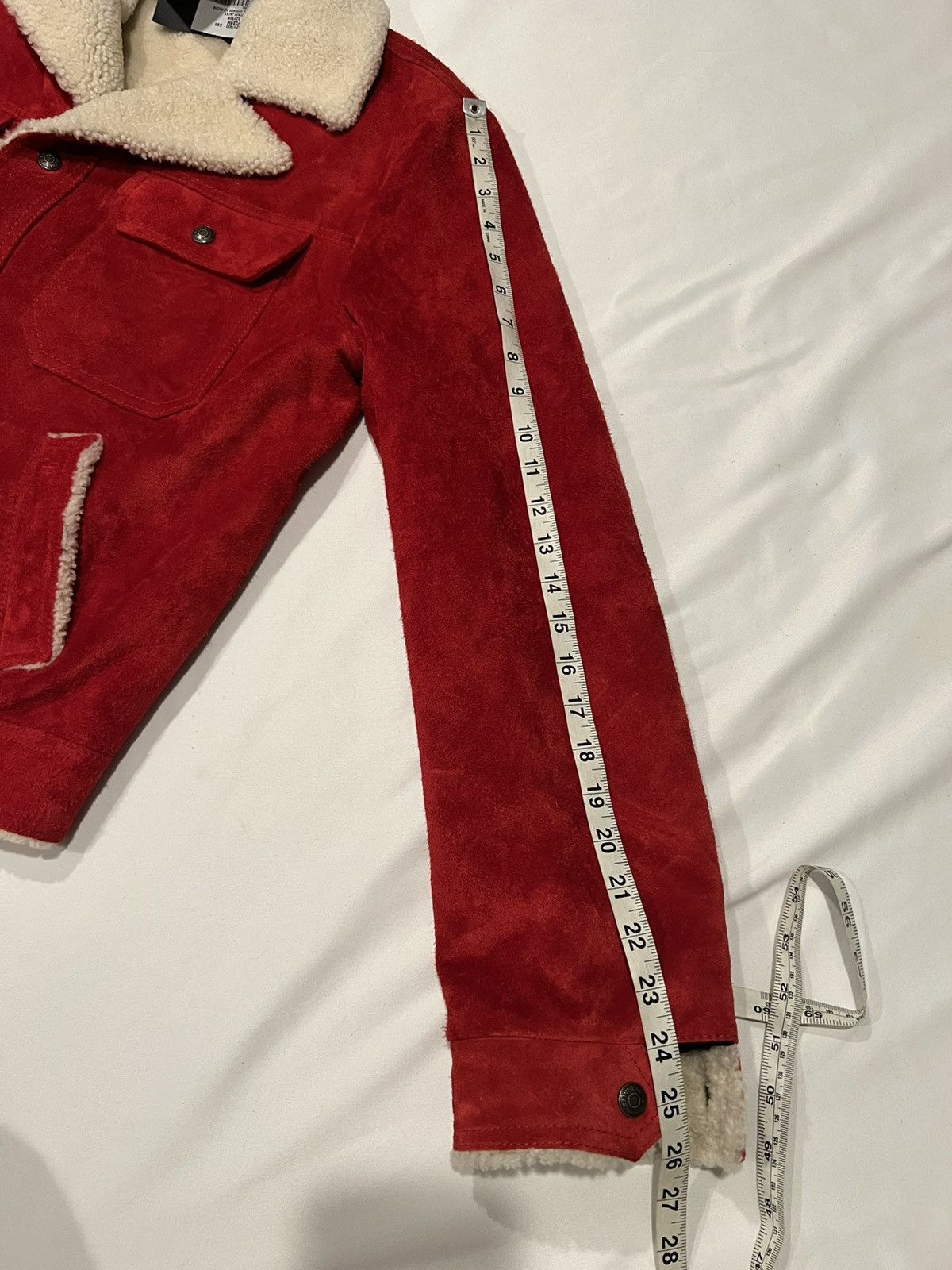 Saint Laurent Paris Saint Laurent men’s suede shearling jacket. 52/L. $5900 Size US L / EU 52-54 / 3 - 13 Thumbnail