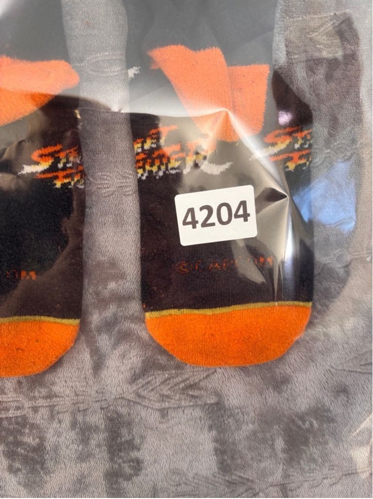 Stance Socks Men's Stance Socks, Street Fighter, M, Black/Orange Size ONE SIZE - 8 Thumbnail