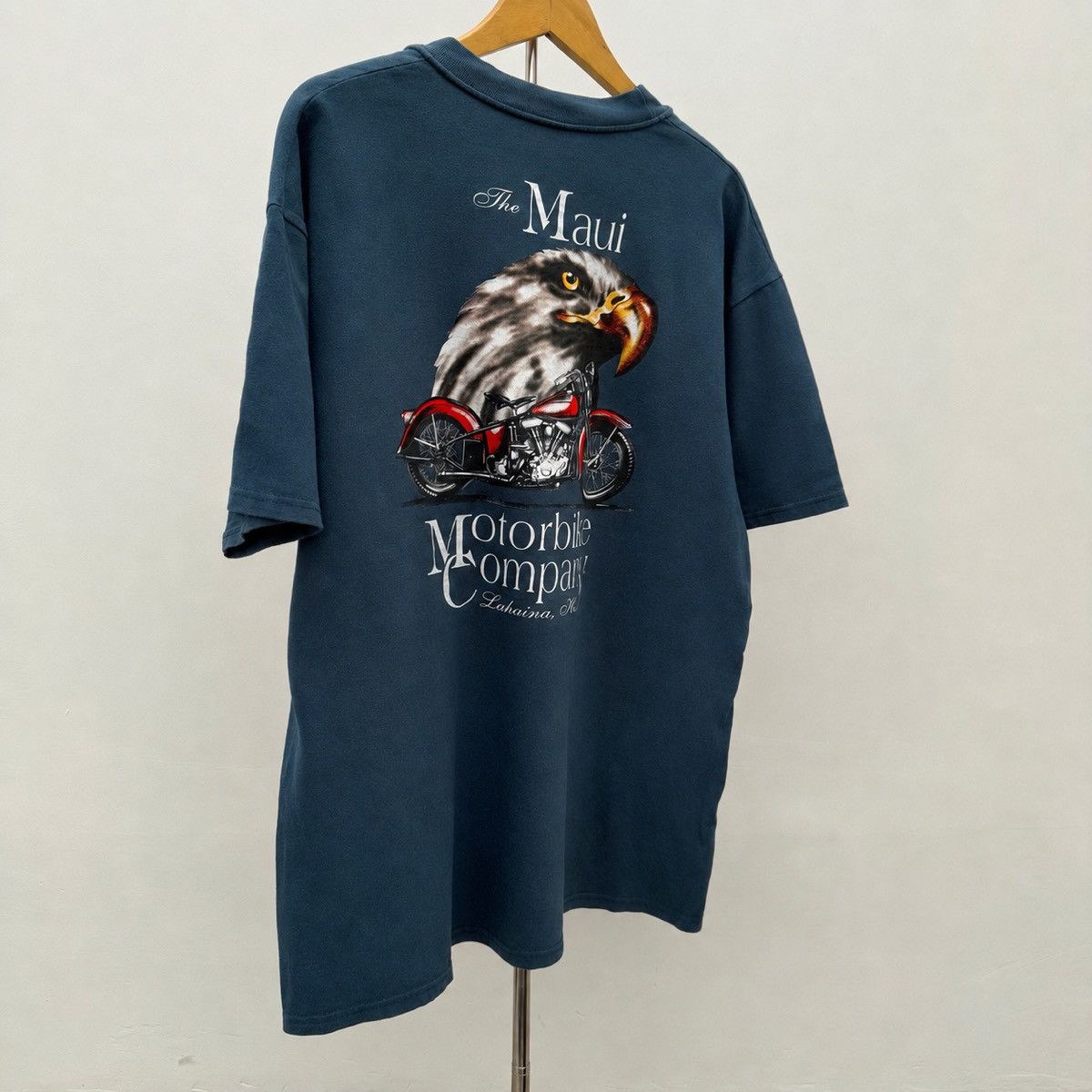 Vintage Vintage Harley Davidson Maui Motorbike Company Eagle Tee Size US L / EU 52-54 / 3 - 4 Thumbnail
