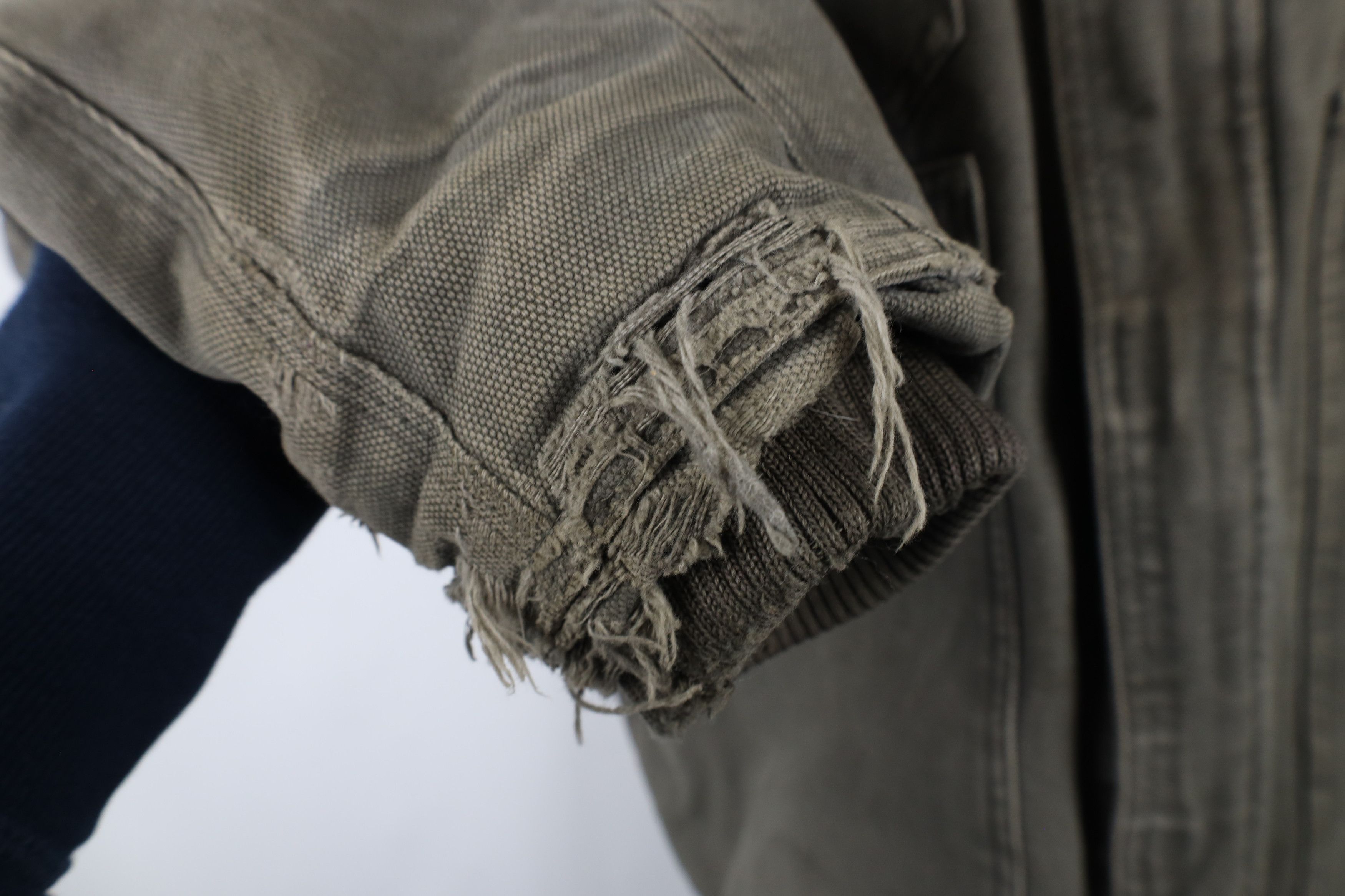 Vintage Vintage Y2K Streetwear Lined Corduroy Collar Canvas Jacket Size US XXL / EU 58 / 5 - 8 Thumbnail