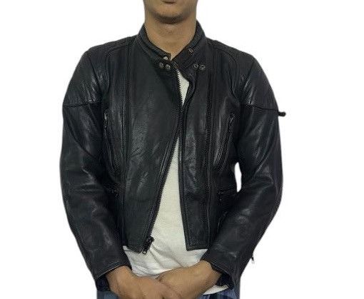 Vintage Biker Leather Cafe Racer Jacket Size US S / EU 44-46 / 1 - 19 Thumbnail