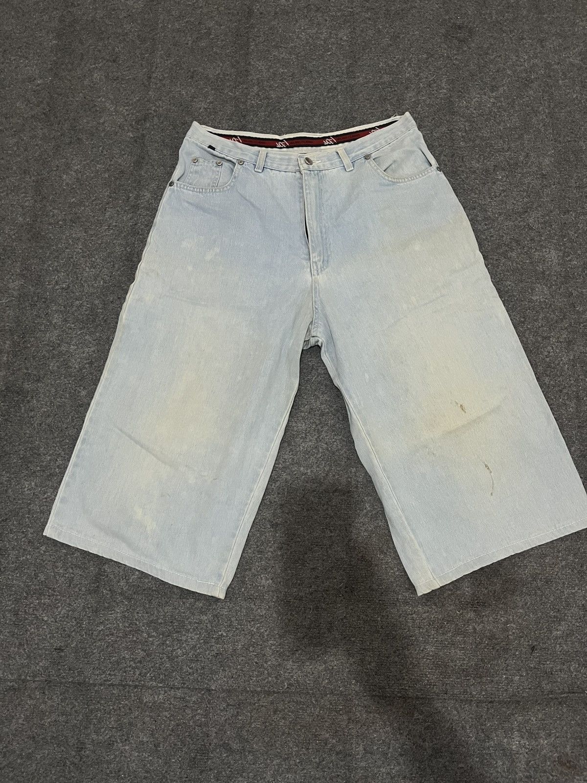 Rap Tees Vintage Majah Flavah Baggy Denim Jorts Y2K Skater Style La Size US 32 / EU 48 - 7 Thumbnail