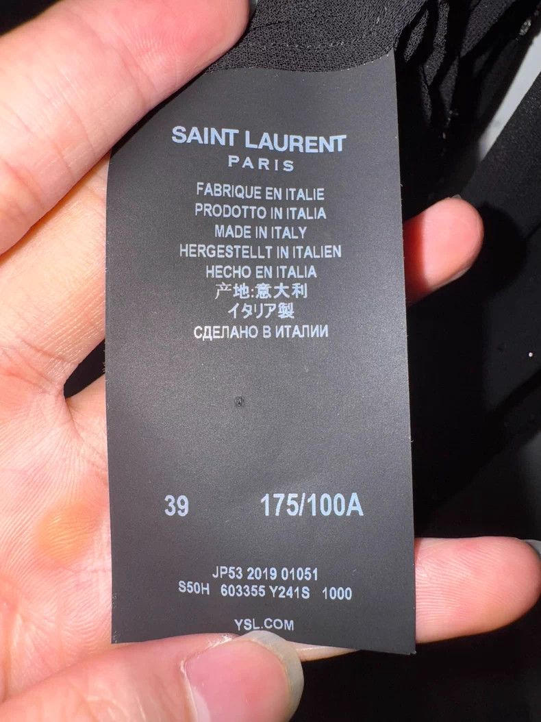 Saint Laurent Paris Saint Laurent Paris size 39 20ss show Henry collar rhinest Size US M / EU 48-50 / 2 - 8 Thumbnail