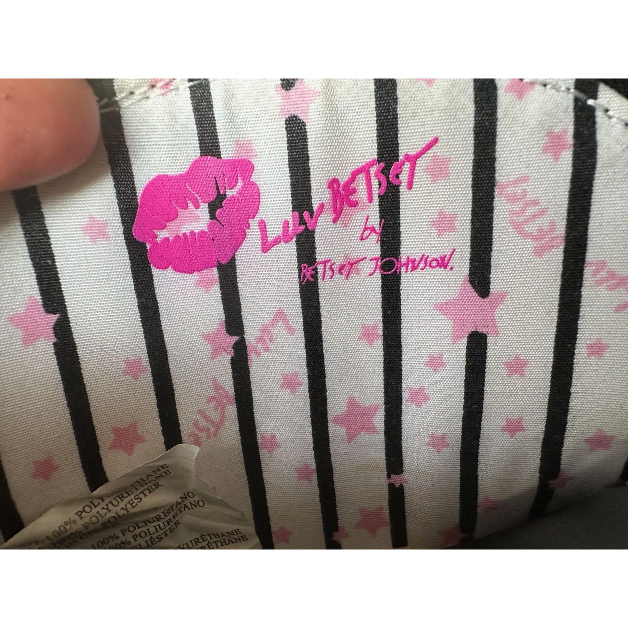 Betsey Johnson LUV BETSEY By Betsey Johnson Black and White Cat Purse/Wrist Size ONE SIZE - 10 Thumbnail