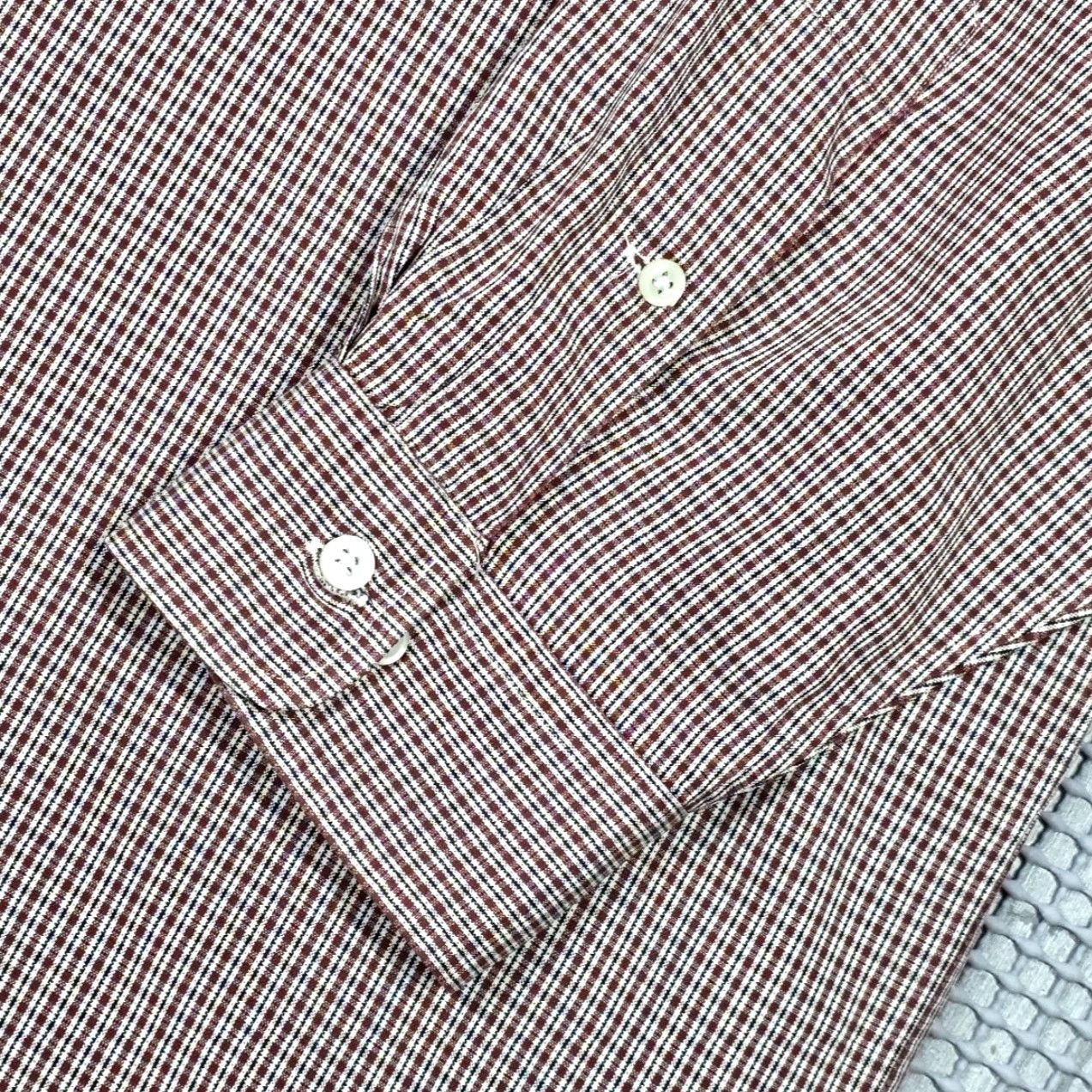 Polo Ralph Lauren VTG Polo Ralph Lauren Button-Up Long Sleeve Plaid Oxford Men 17.5-32/33 Red 100% Cotton OCBD Classic Preppy 90s Mens Size US XXL / EU 58 / 5 - 6 Thumbnail