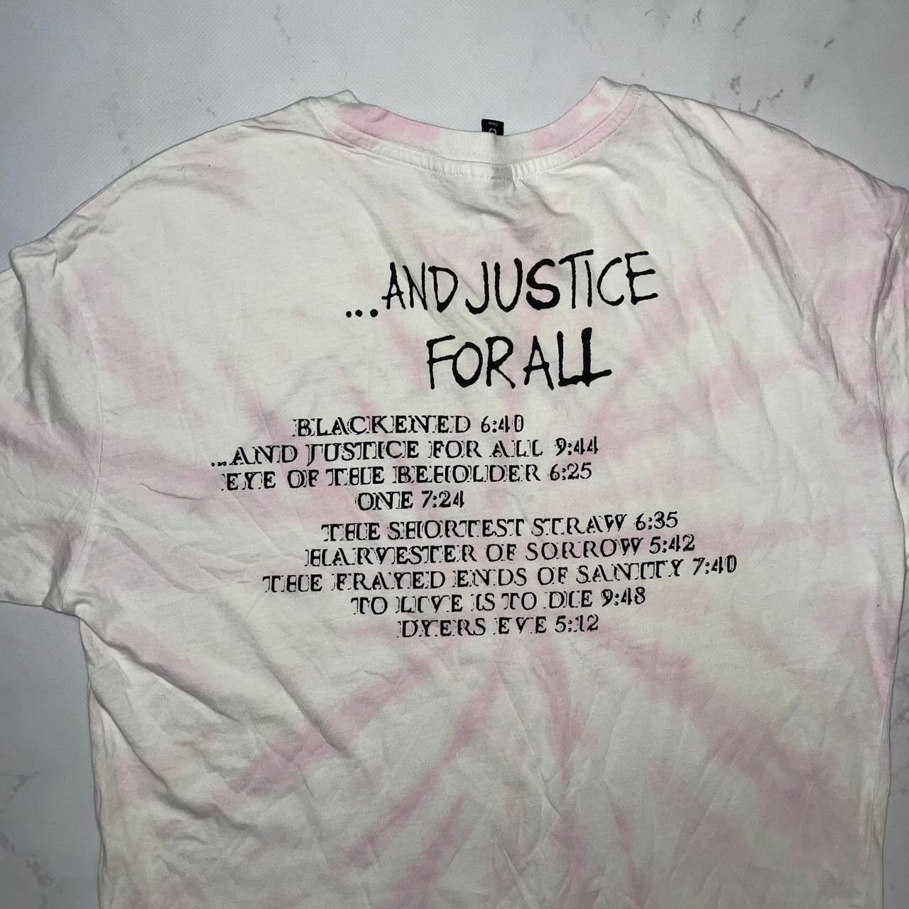 Metallica metallica and justice for all shirt batik H&M XS raresammler Size US XS / EU 42 / 0 - 7 Thumbnail